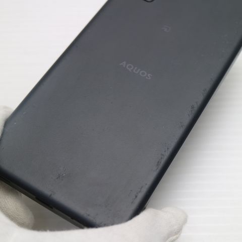 美品 AQUOS wish2 A204SH チャコール スマホ 土日祝発送 即日発送