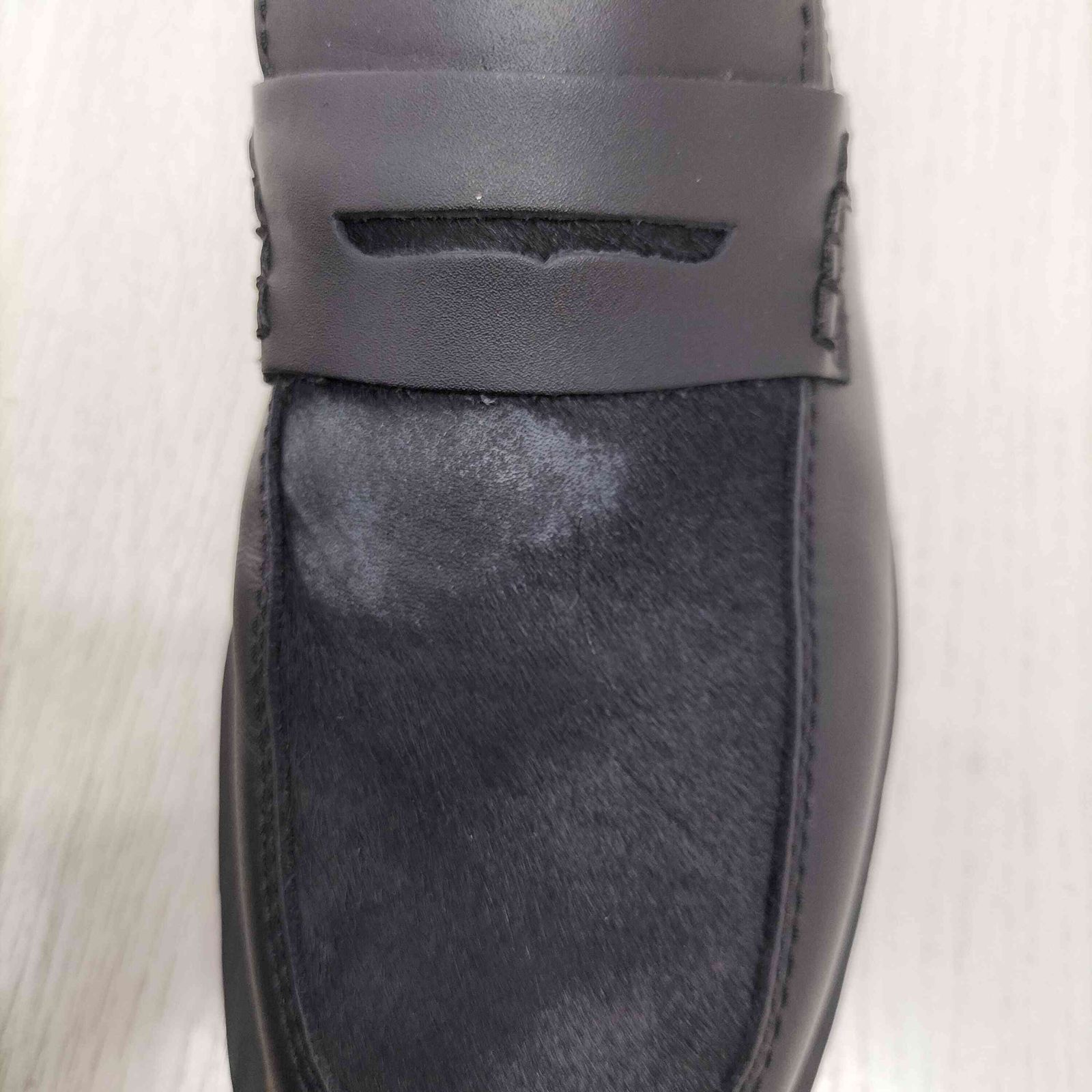  ドクターマーチン Dr.Martens Penton Bex SQ PNY ペントン ポニーヘア ハラコ 25.5 cm相当 メンズ UK 7 ローファー ブーツ 革靴