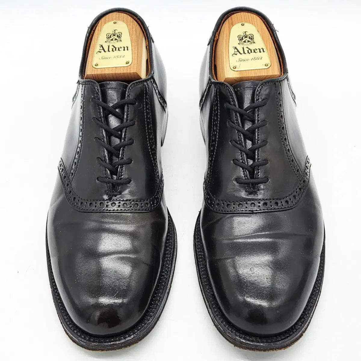  ALDEN オールデン 993 シェル コードバン サドルシューズ ブラック 7 D ローファー ブーツ 革靴