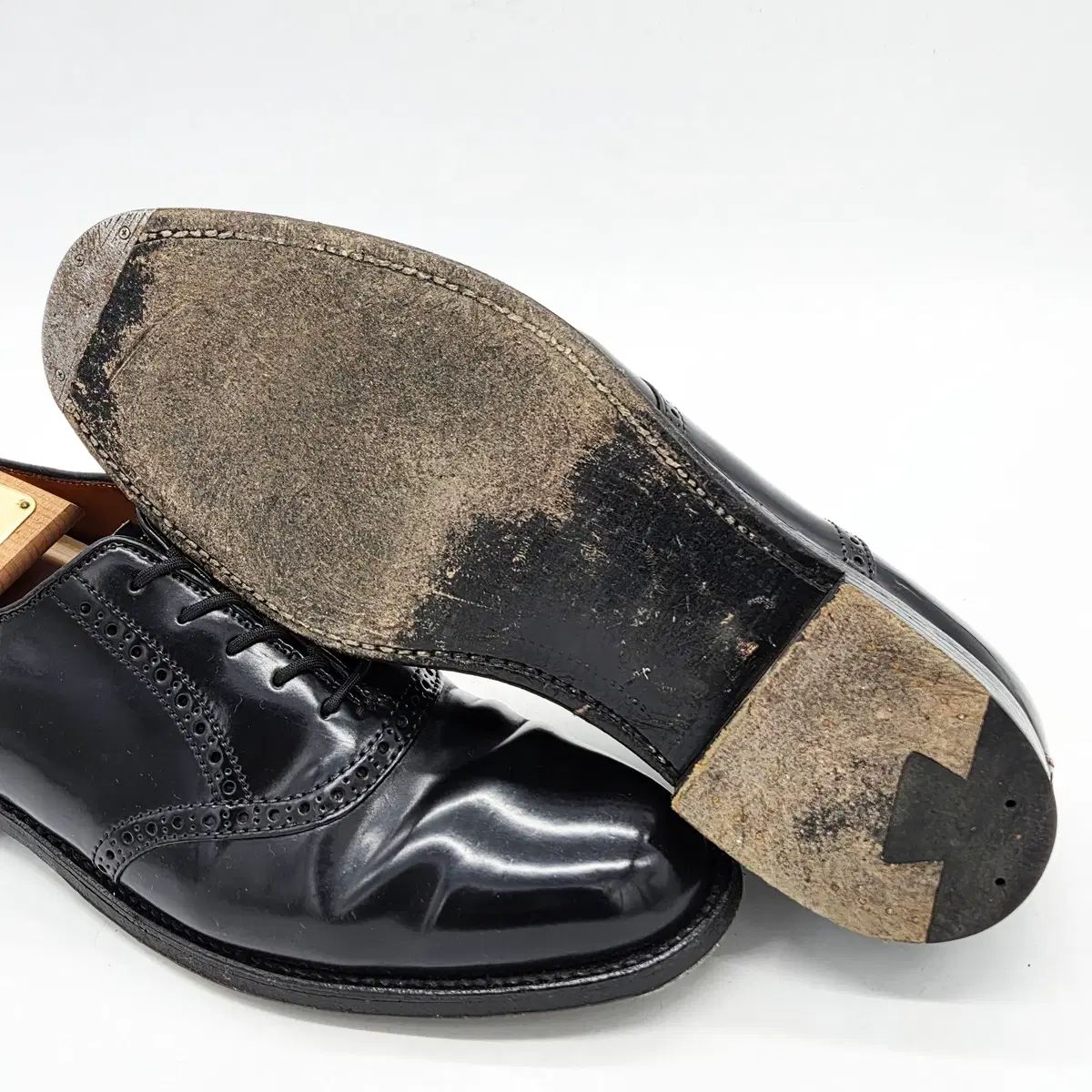  ALDEN オールデン 993 シェル コードバン サドルシューズ ブラック 8 D ローファー ブーツ 革靴