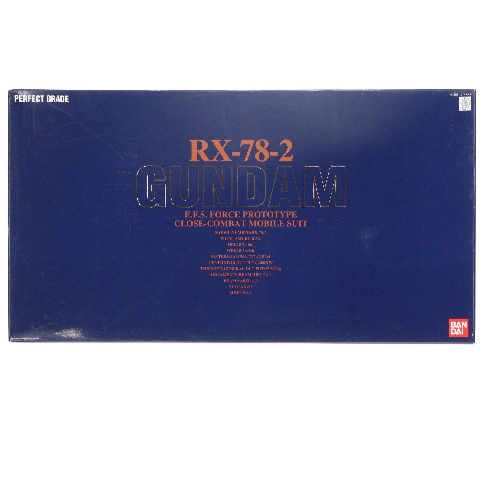PG 1|60 RX-78-2 ガンダム 機動戦士ガンダム プラモデル 0060625 バンダイ