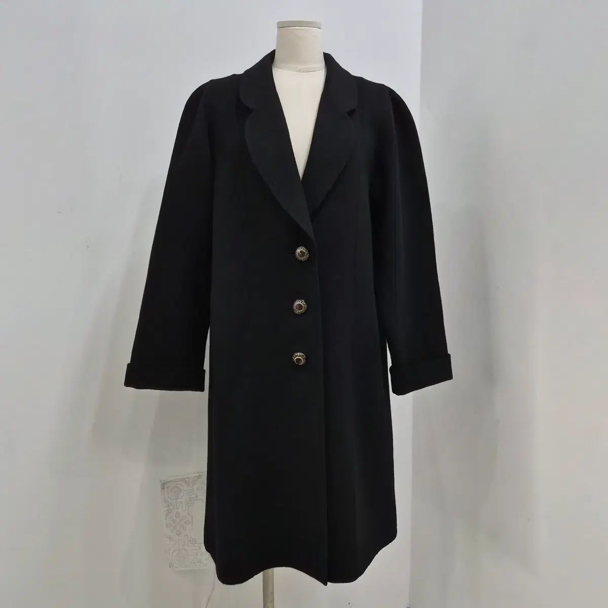 カシミア 100％ ブラック ラグジュアリー レディース ロングコート