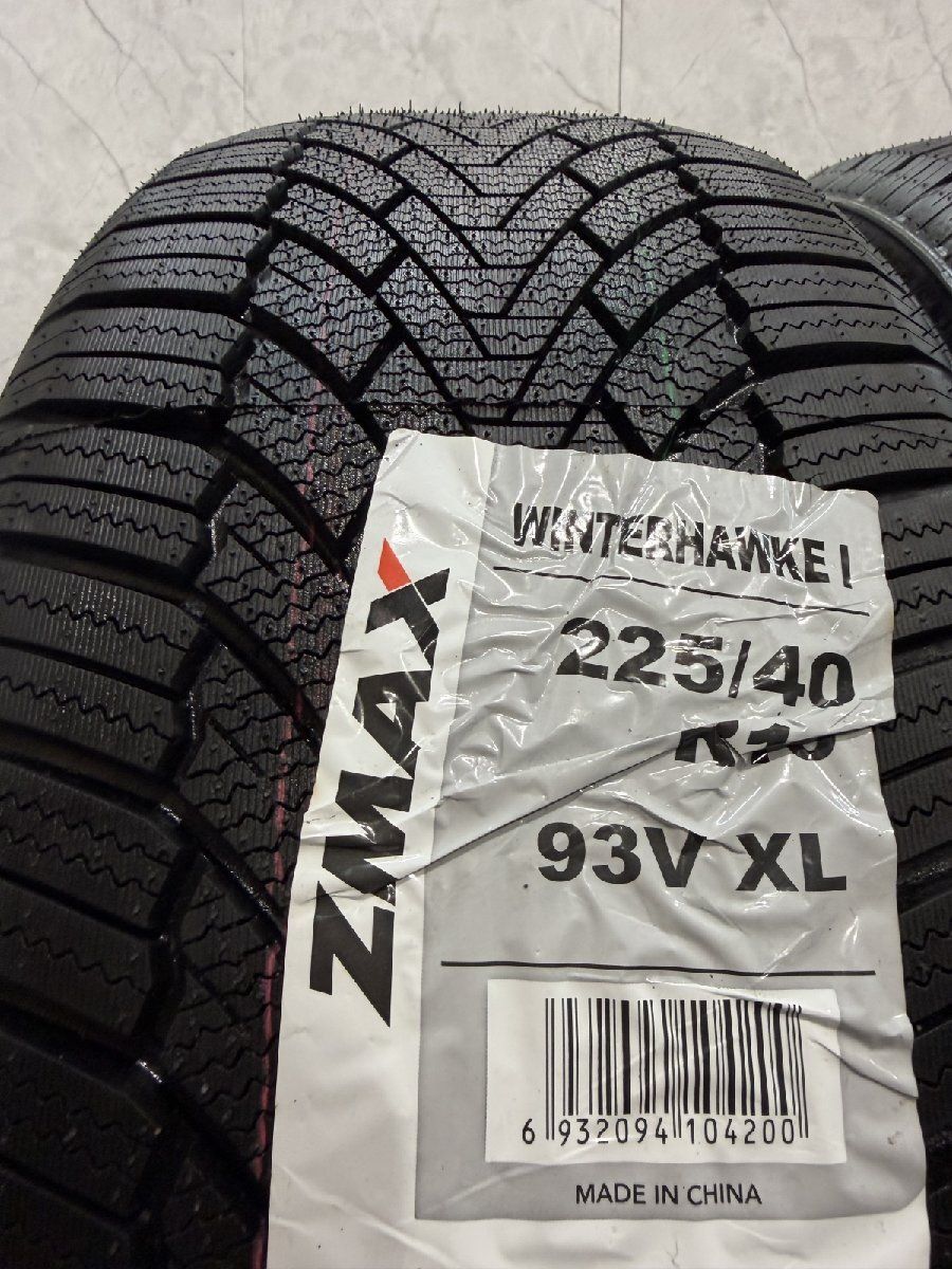 製 ZMAX WINTER HAWKEⅠ 225|40 R 19 93 V XL 19インチ スタッドレス 2本 ベンツ|CLAクラス|Cクラス BMW|3シリーズ等 MTW 400