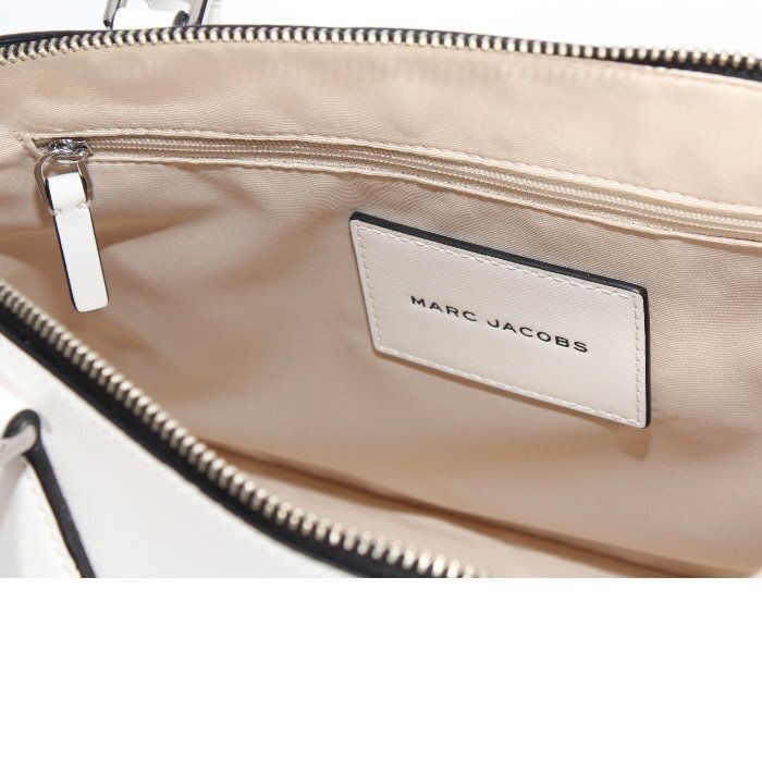 マークジェイコブス MARC JACOBS 2WAY ハンドバッグ ホワイト ドーム
