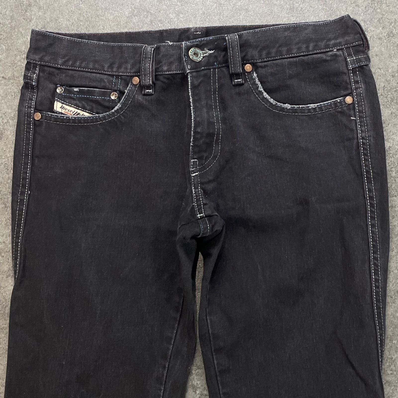 イタリア製 DIESEL Denim Flare Jeans Bootcut Black ディーゼル
