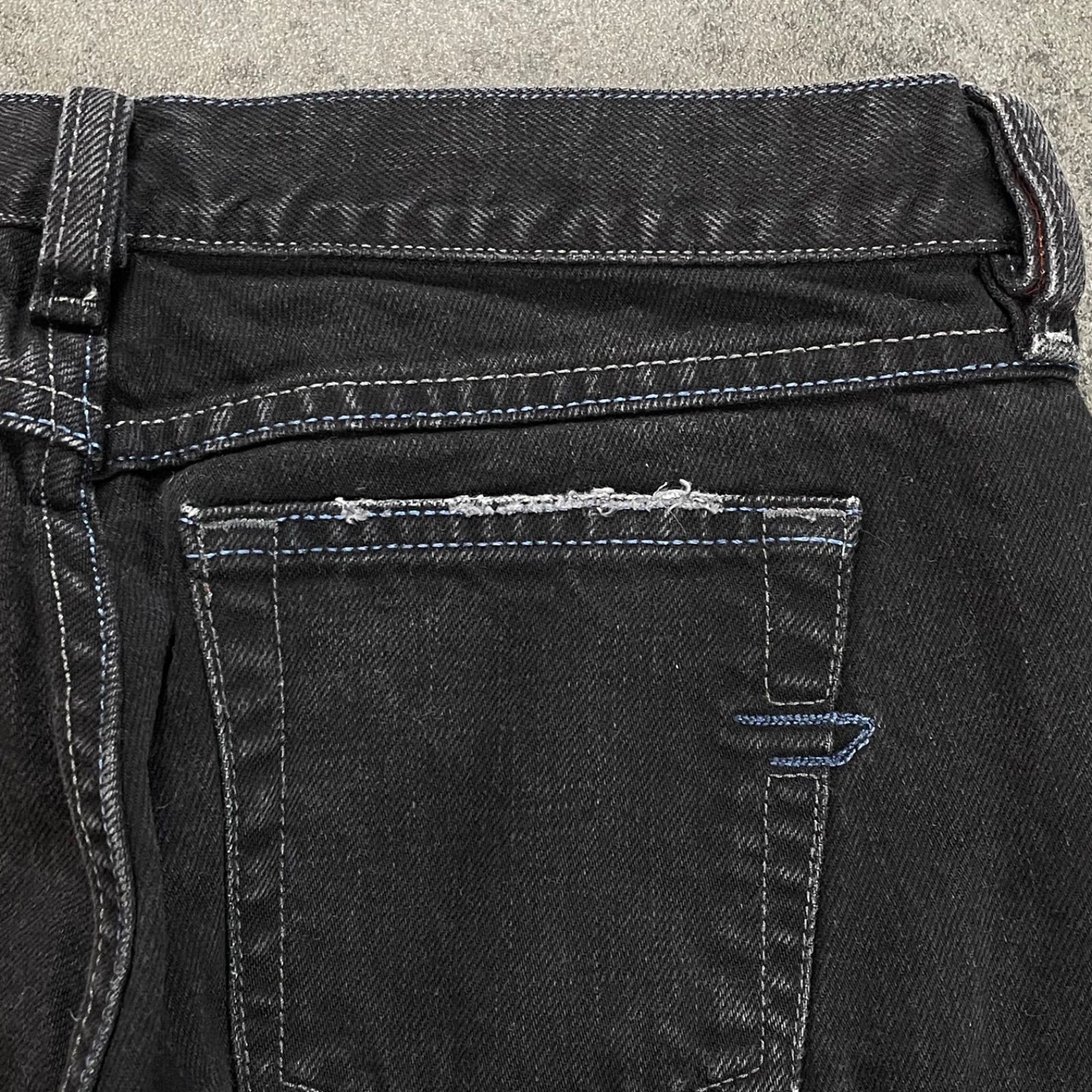 イタリア製 DIESEL Denim Flare Jeans Bootcut Black ディーゼル