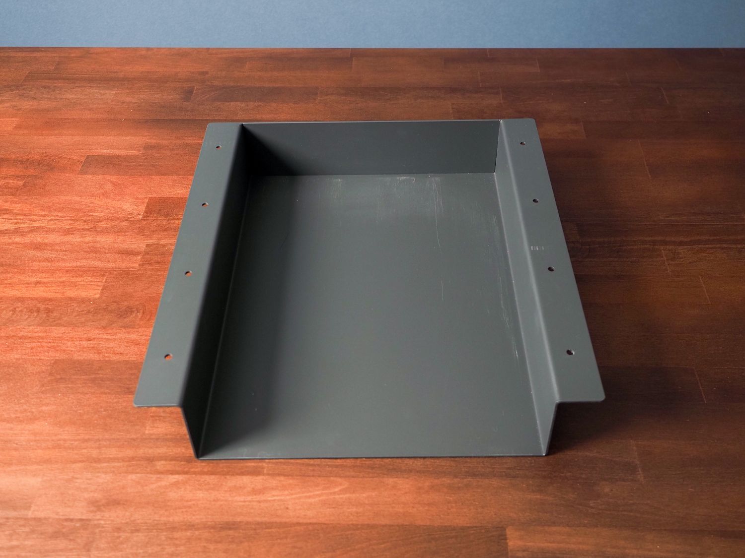 アイアンラック | デスク下収納 ×80 mm 引き出し収納 マットブラック 艶消しブラック 頑丈 日本製 DIY 日曜大工 テーブル デスク取付 ビス固定 取付ビス付 M-