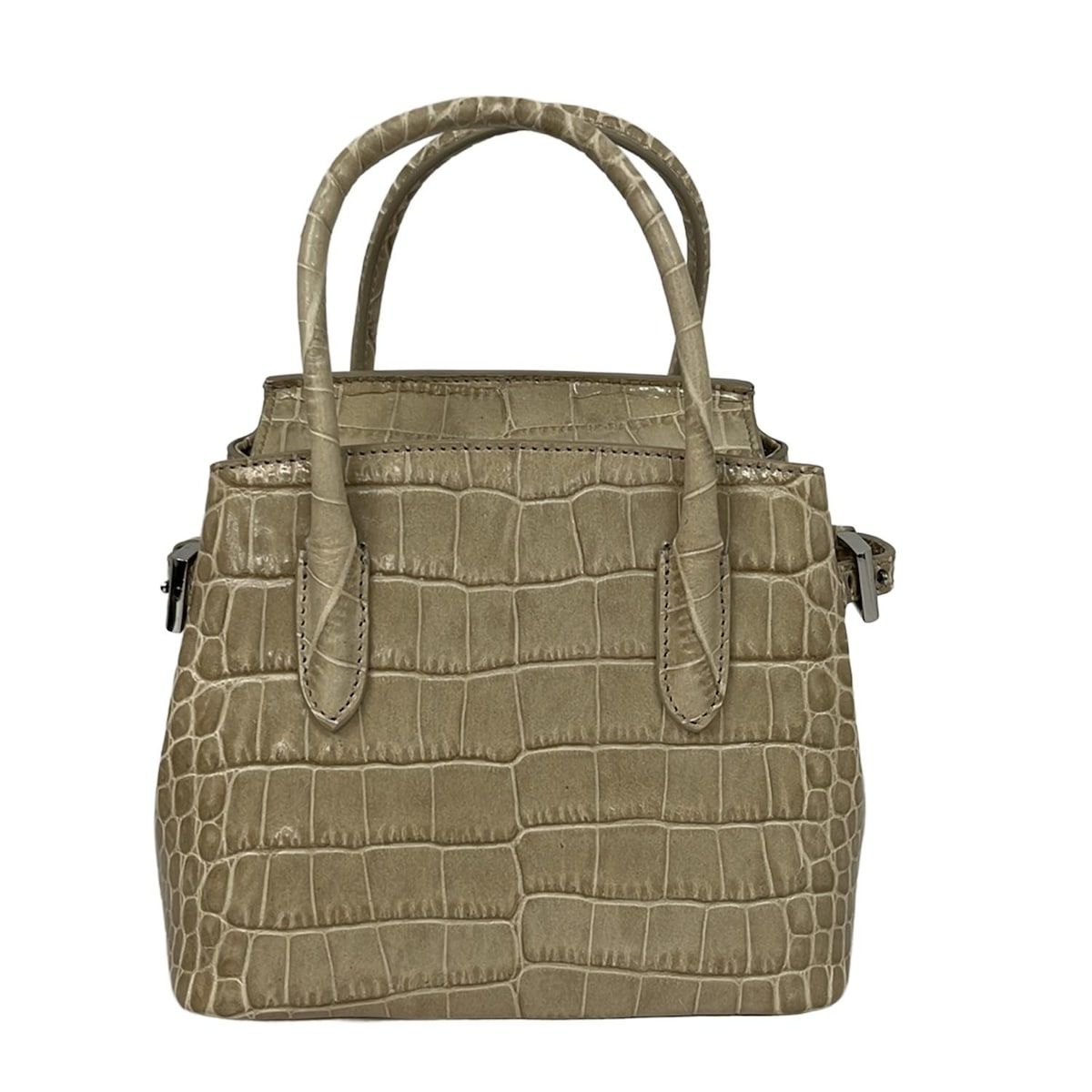 FOXEY フォクシー トートバッグ - ベージュ 型押し加工|ミニバッグ レザー