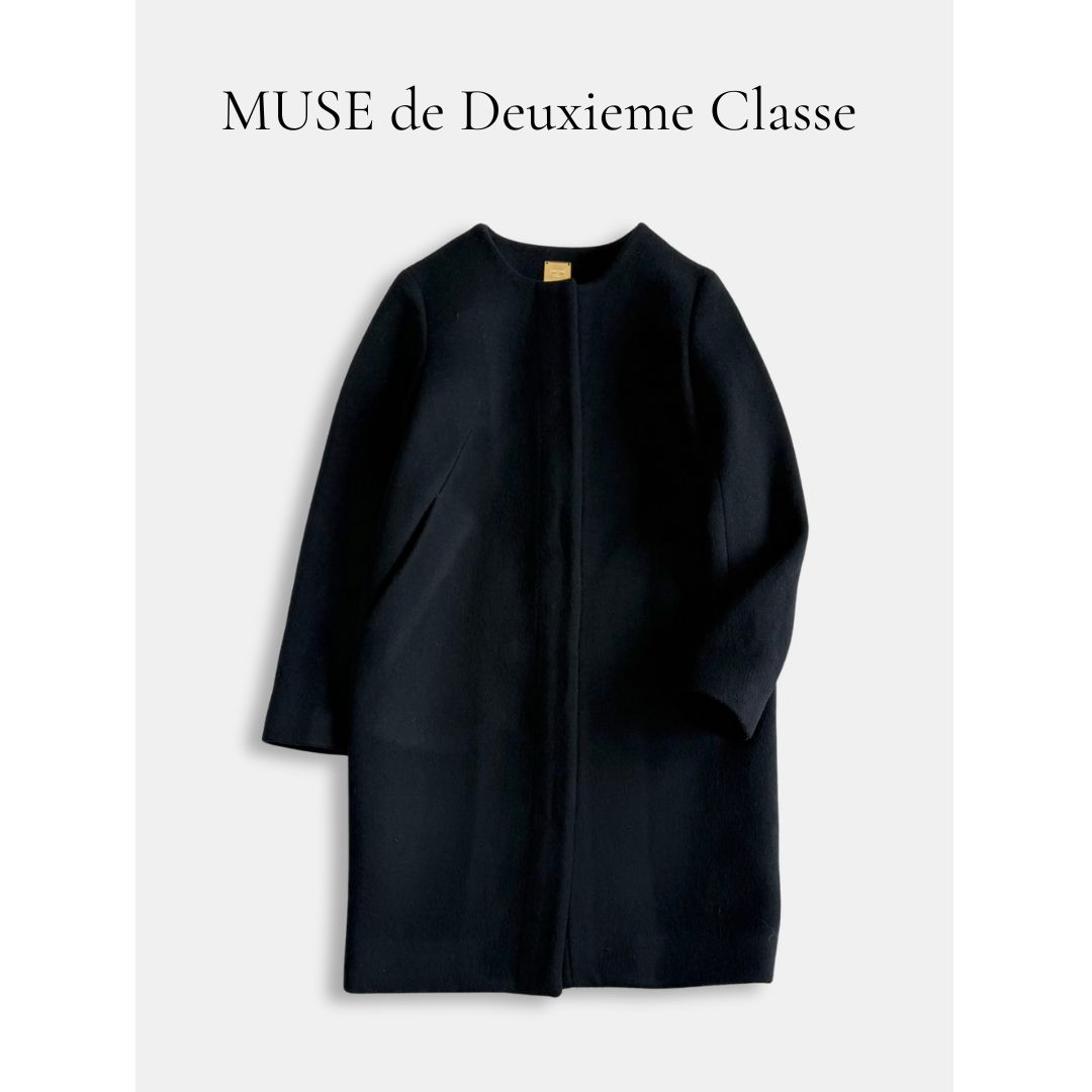 MUSE de Deuxieme Classe ミューズ ドゥーズィーエムクラス ノーカラー