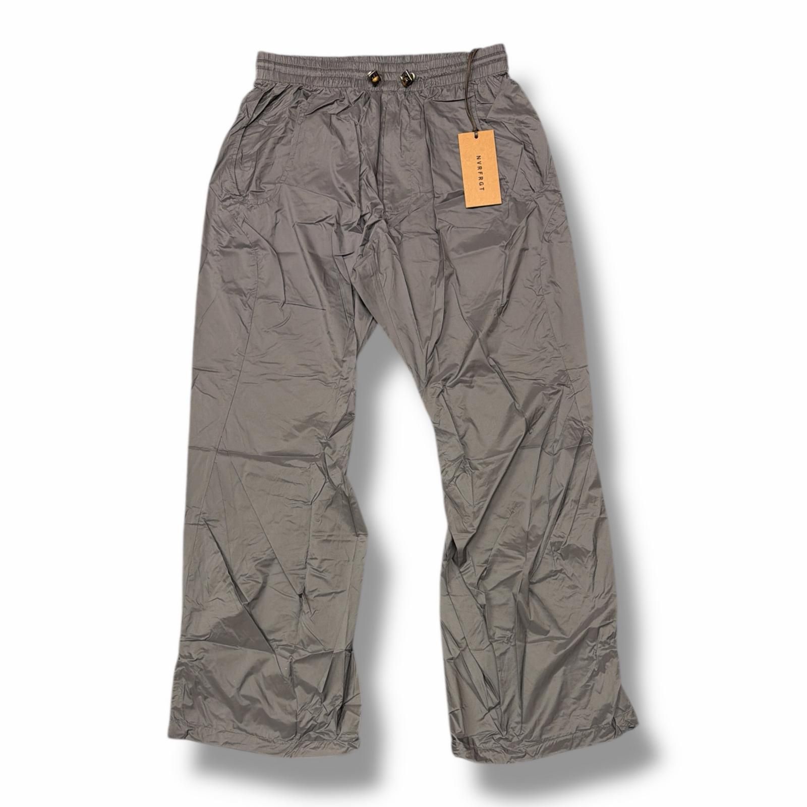 ♥ NVRFRGT PANELED LIGHT WEIGHT TRACK PANTS パネルドトラックパンツ ネヴァーフォーゲット グレー 3 5248 M