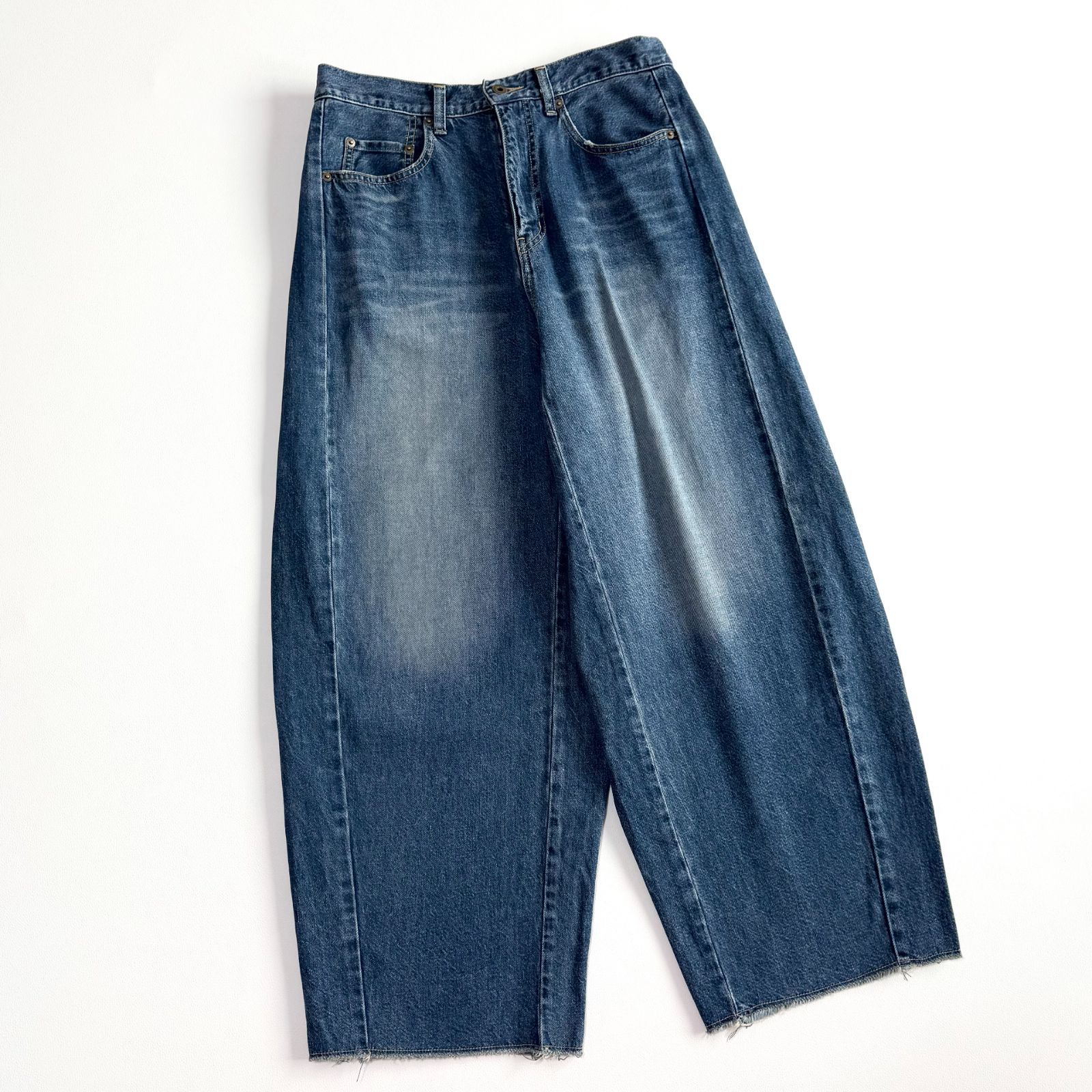 25 SS journal standard luxe ジャーナルスタンダード ラックス 11 oz デニム スウィッチパンツ 日本製 ワイド コットン