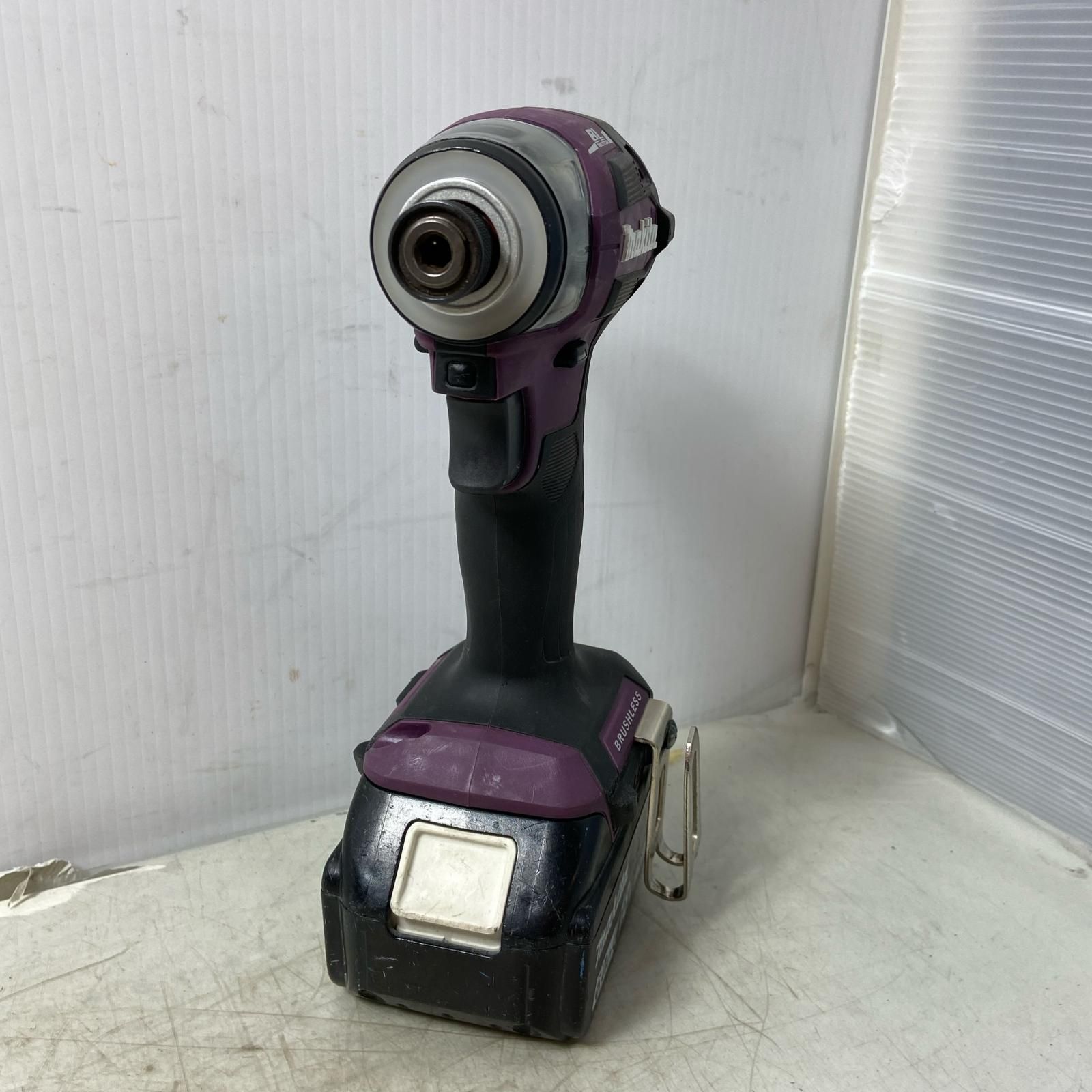 ΦΦMAKITA マキタ 18 V 充電式インパクトドライバ TD 173 D パープル