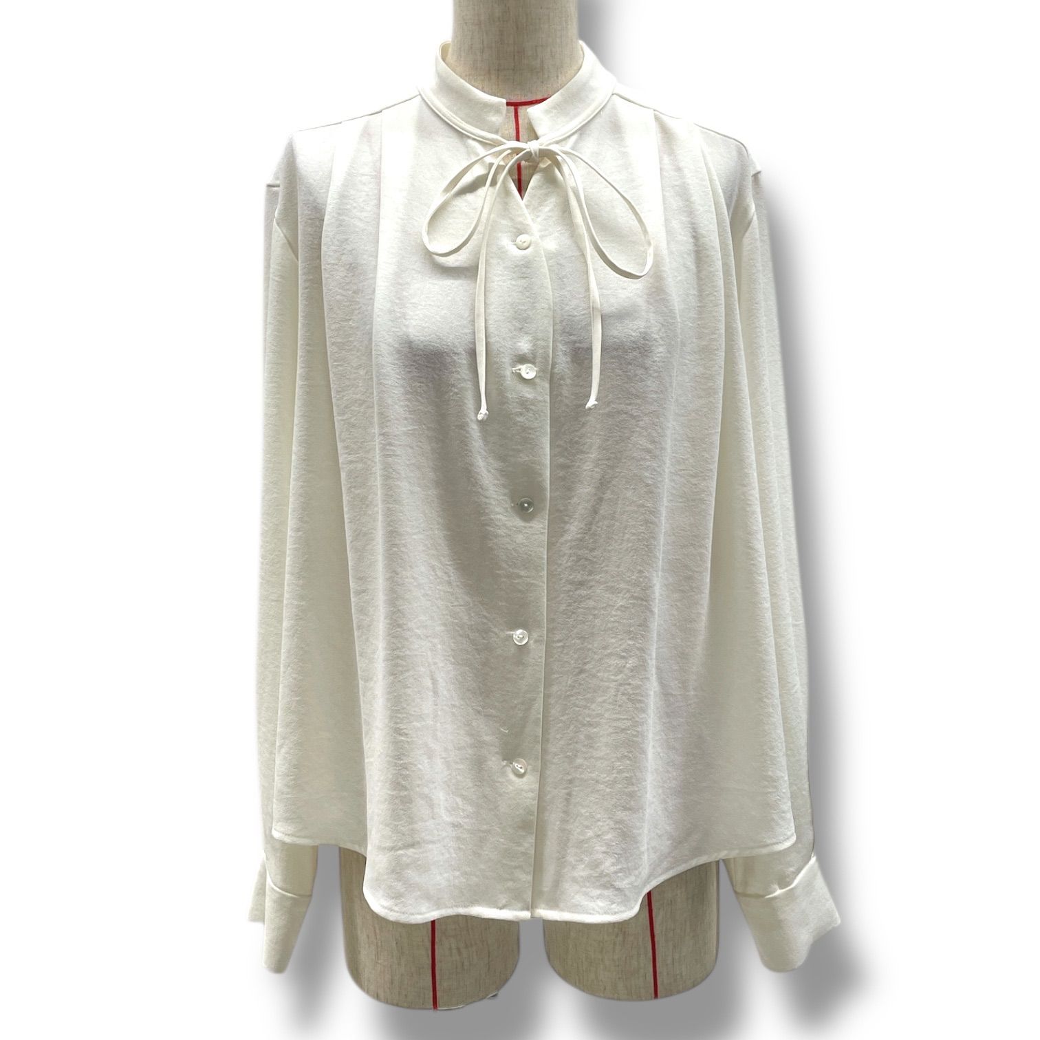 SOEJU ソージュ ジョーゼットリボンブラウス シャツ トップス 長袖