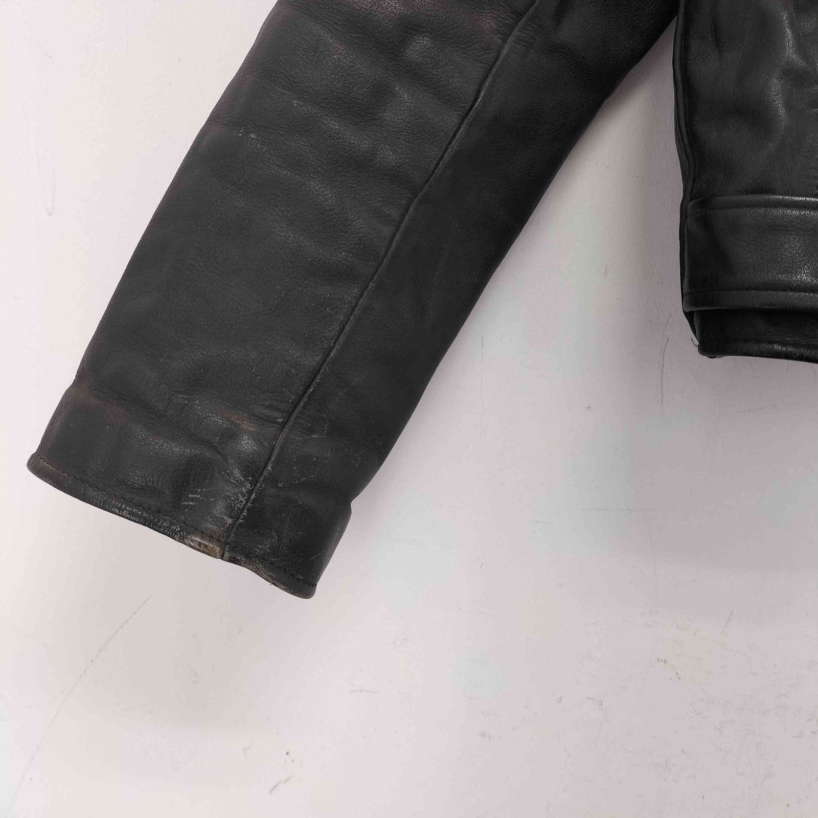 ユーズドフルギ USED古着 襟ボア ダブルライダースジャケット メンズ