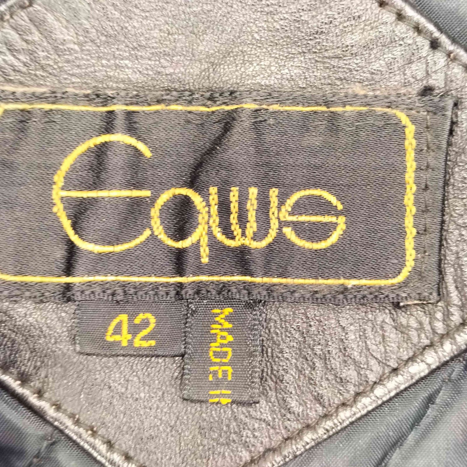 ユーズドフルギ USED古着 襟ボア ダブルライダースジャケット メンズ