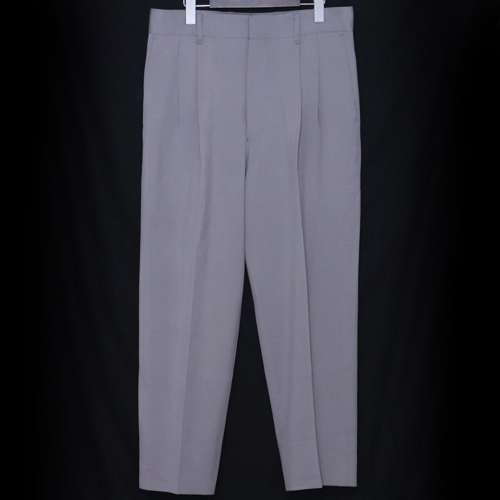 THE ROW 2タックテーパードウールスラックスパンツ US 32 グレー MA 108