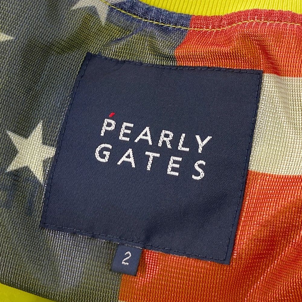 サイズ：2 PEARLY GATES パーリーゲイツ 蓄熱 スニードジャック 星柄