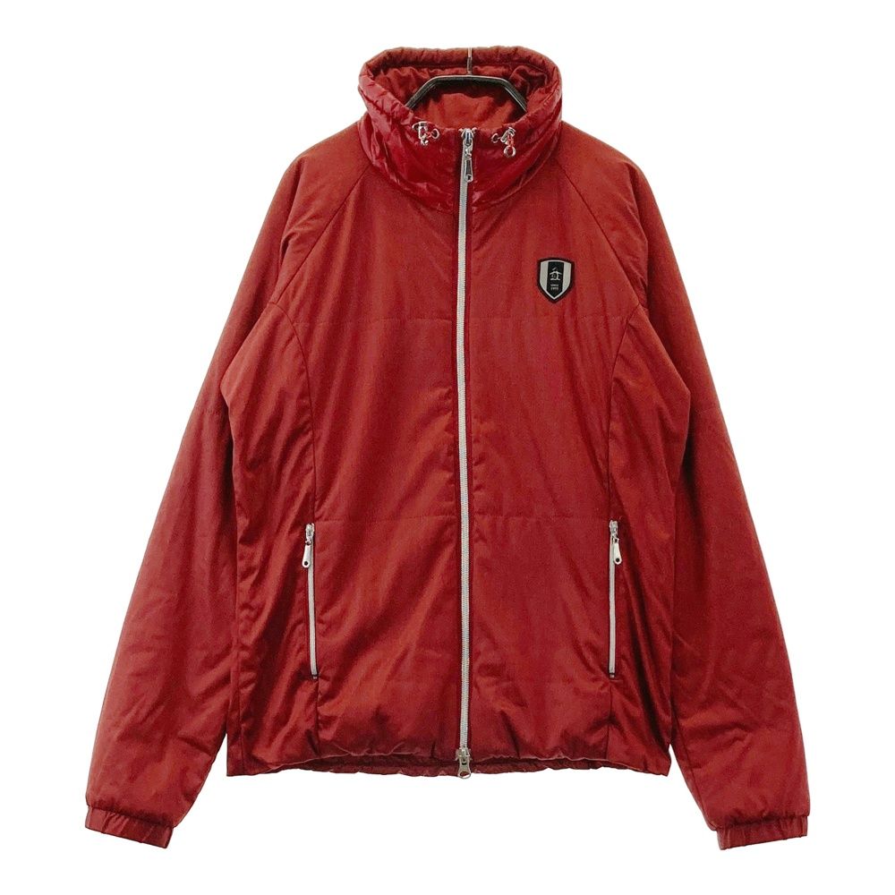 サイズ M MUNSING WEAR マンシングウェア SL 6230 中綿 ジップジャケット レッド系 ゴルフウェア レディース ストスト
