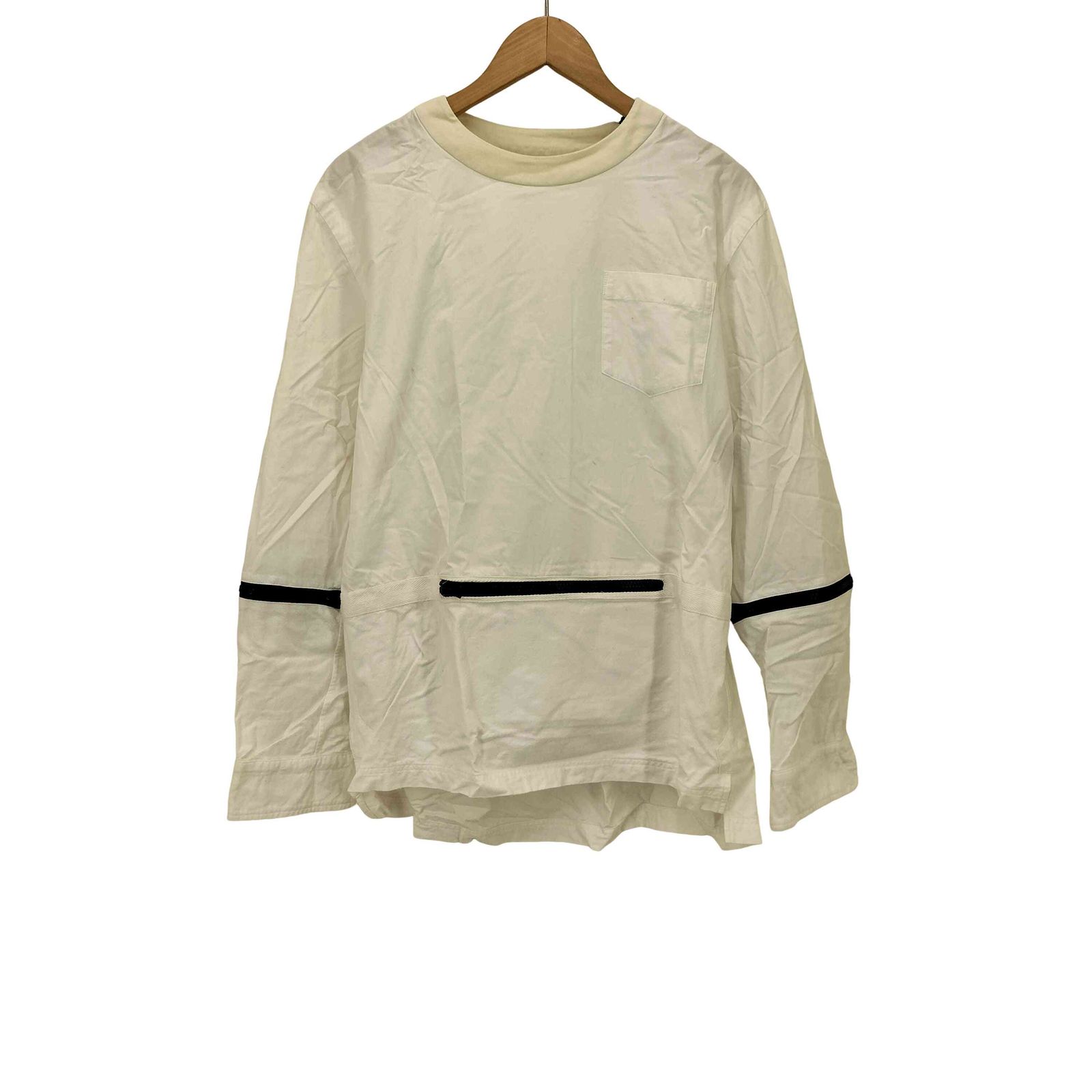 Sacai(サカイ) 20AW Cotton Poplin Pullover メンズ JPN：2 【中古】【ブランド古着バズストア】 サカイ Sacai 20AW Cotton Poplin Pullover メンズ JPN：2 - メルカリ