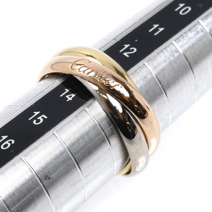 CARTIER カルティエ K18YG/PG/WG トリニティ リング・指輪 13号 53 7.2