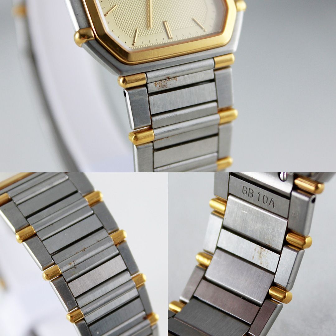SA225 SEIKO CREDOR クレドール 7771-5011 ゴールド文字盤 八角形