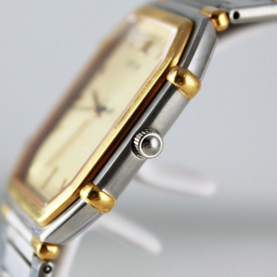 SA225 SEIKO CREDOR クレドール 7771-5011 ゴールド文字盤 八角形 