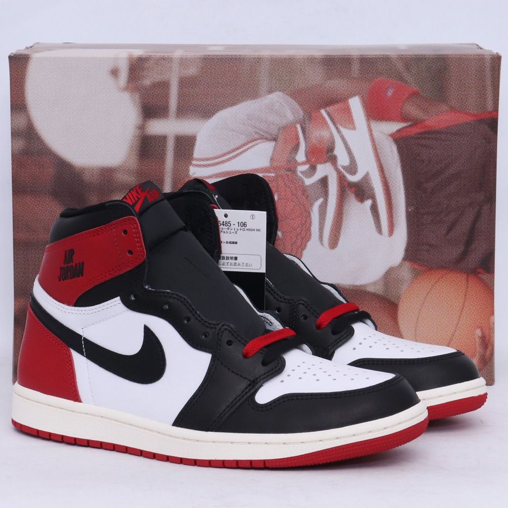 未使用 26.5cm NIKE Air Jordan 1 Retro High Black Toe Reimagined