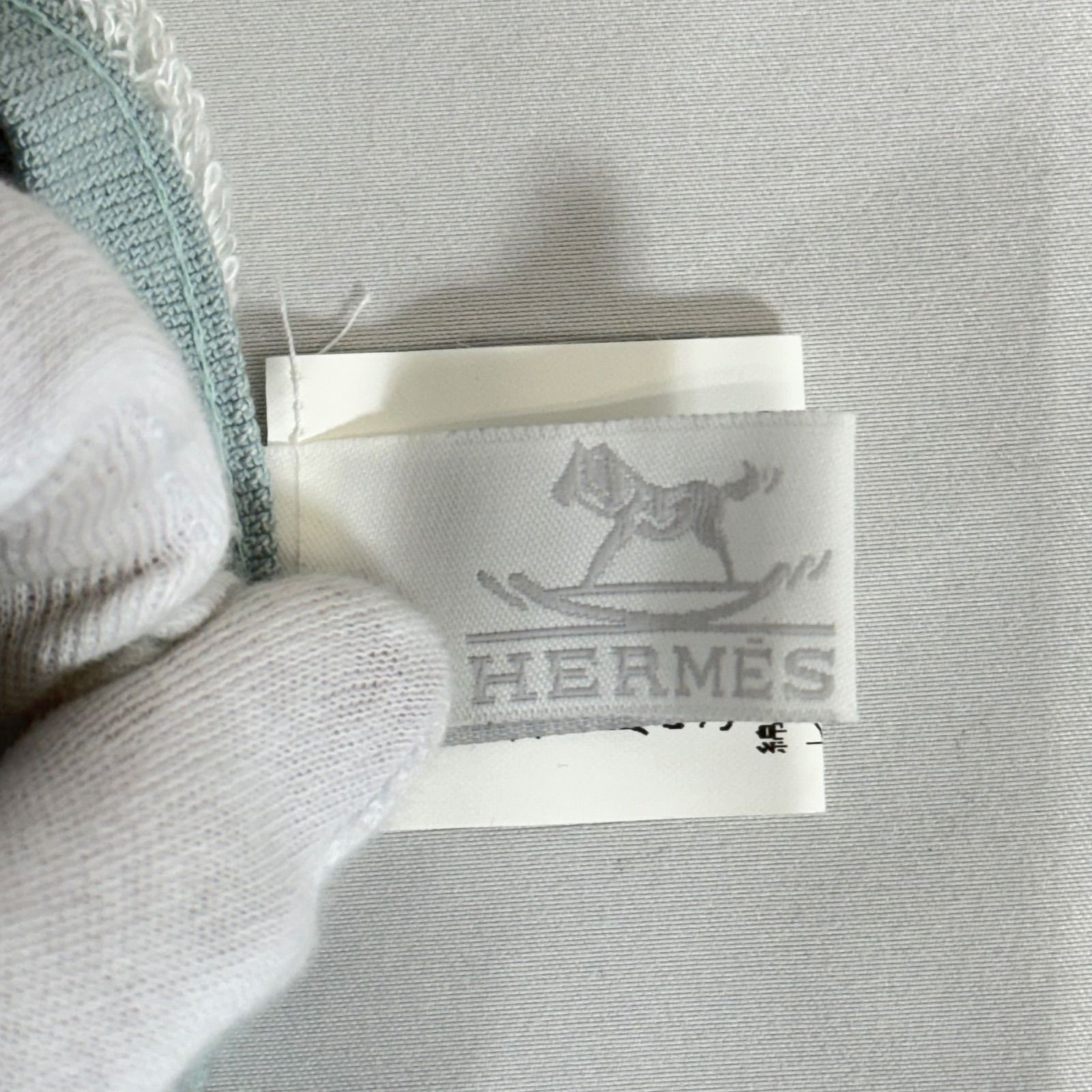 美品】HERMES エルメス CARRE DADA カレ ダダ ベビータオル バスタオル 