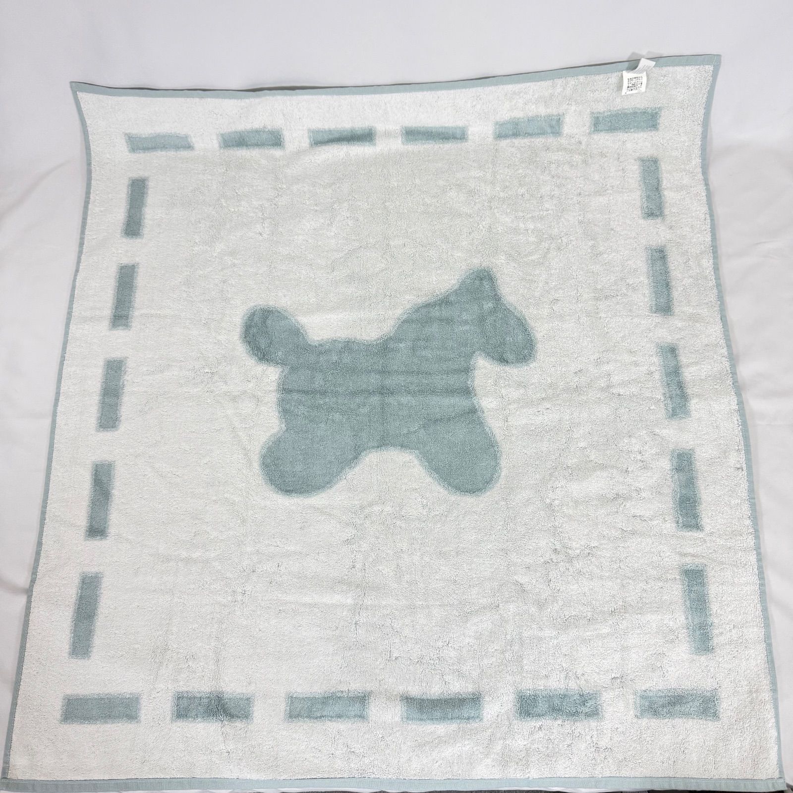タオル・バス用品 HERMES バスタオル 馬の刺繍付き