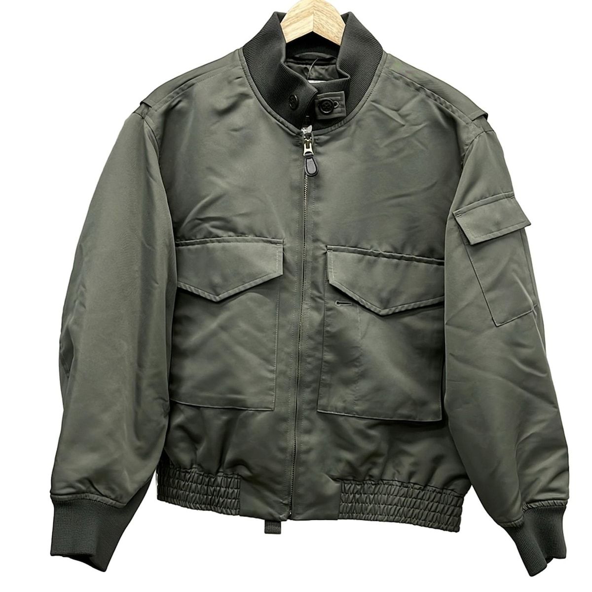 HYKE ハイク ブルゾン サイズ1 SMALL レディース - カーキ 長袖|ジップアップ|中綿|秋|冬