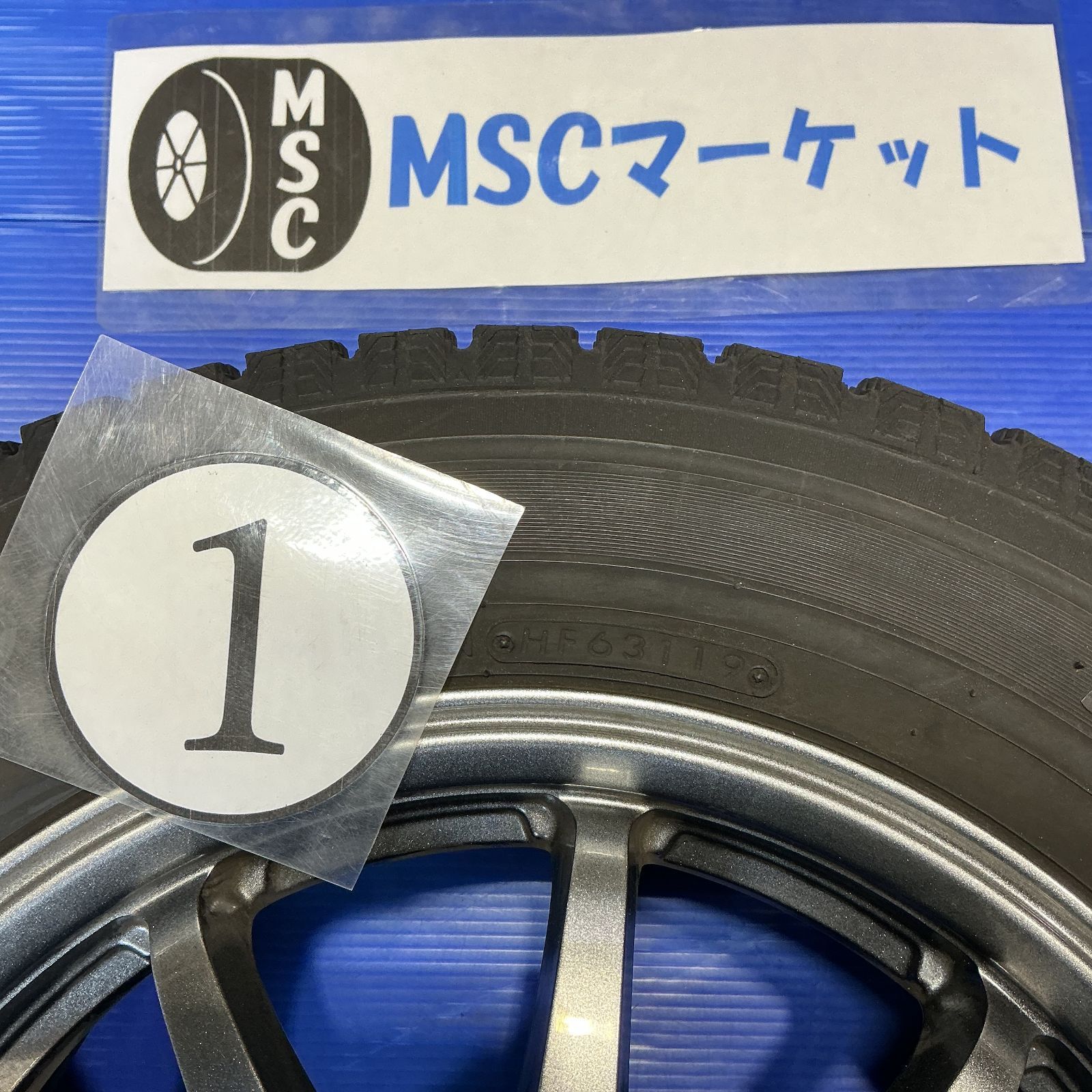 中古】プリウス 30,50系 アルミ・スタッドレスセット 6.0-15 5H 100 +