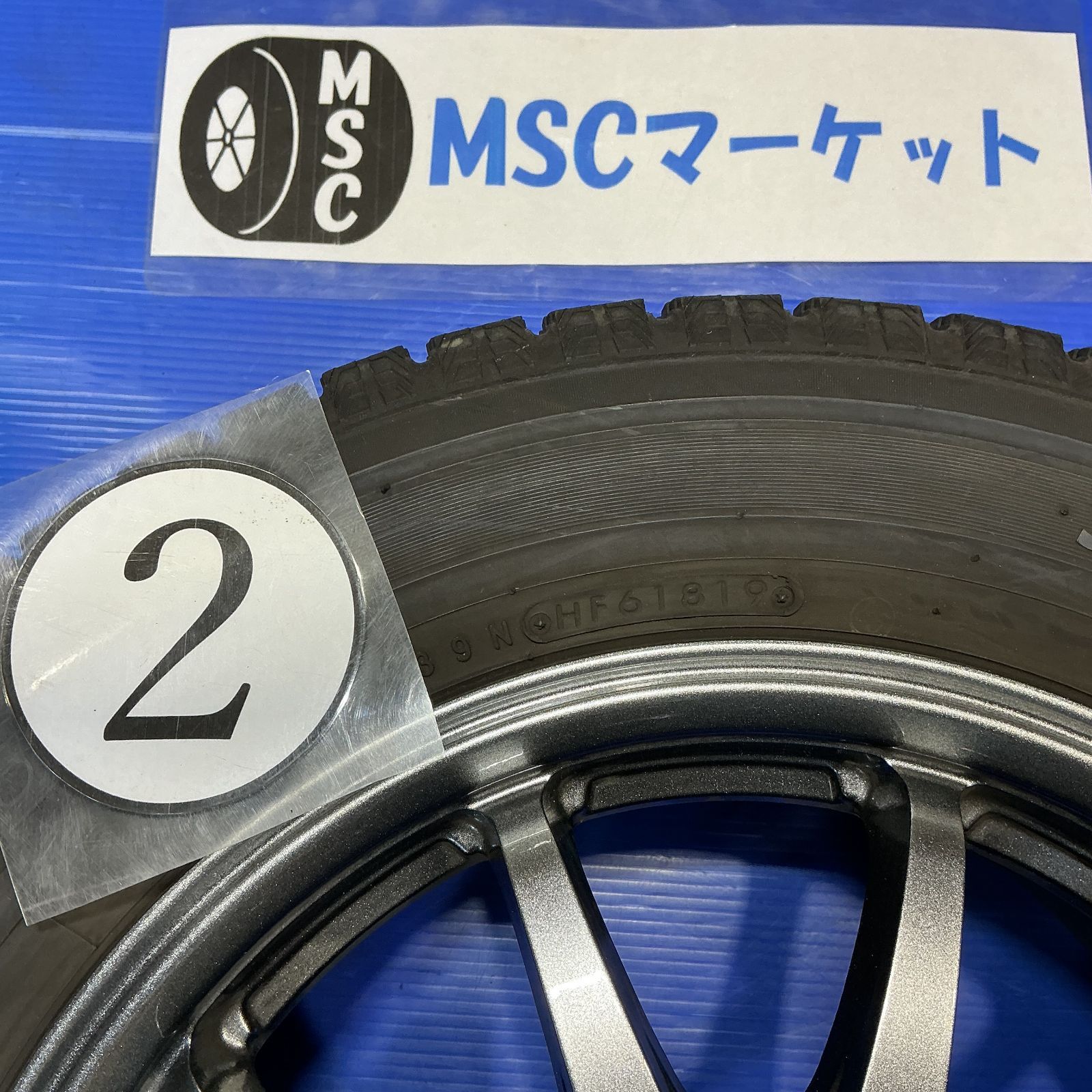 中古】プリウス 30,50系 アルミ・スタッドレスセット 6.0-15 5H 100 + 