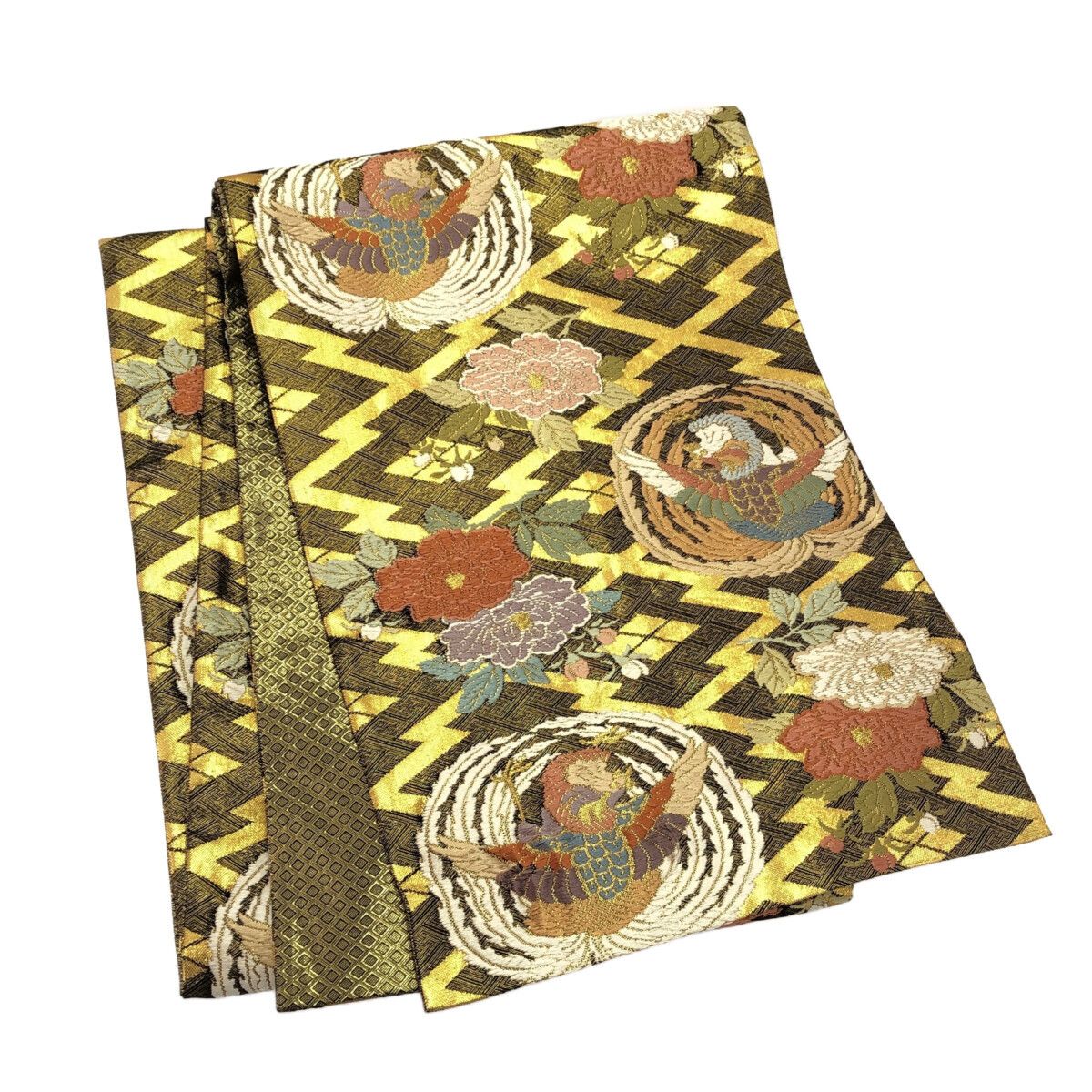 袋帯 西陣 金 唐織 仕立上がり 12070