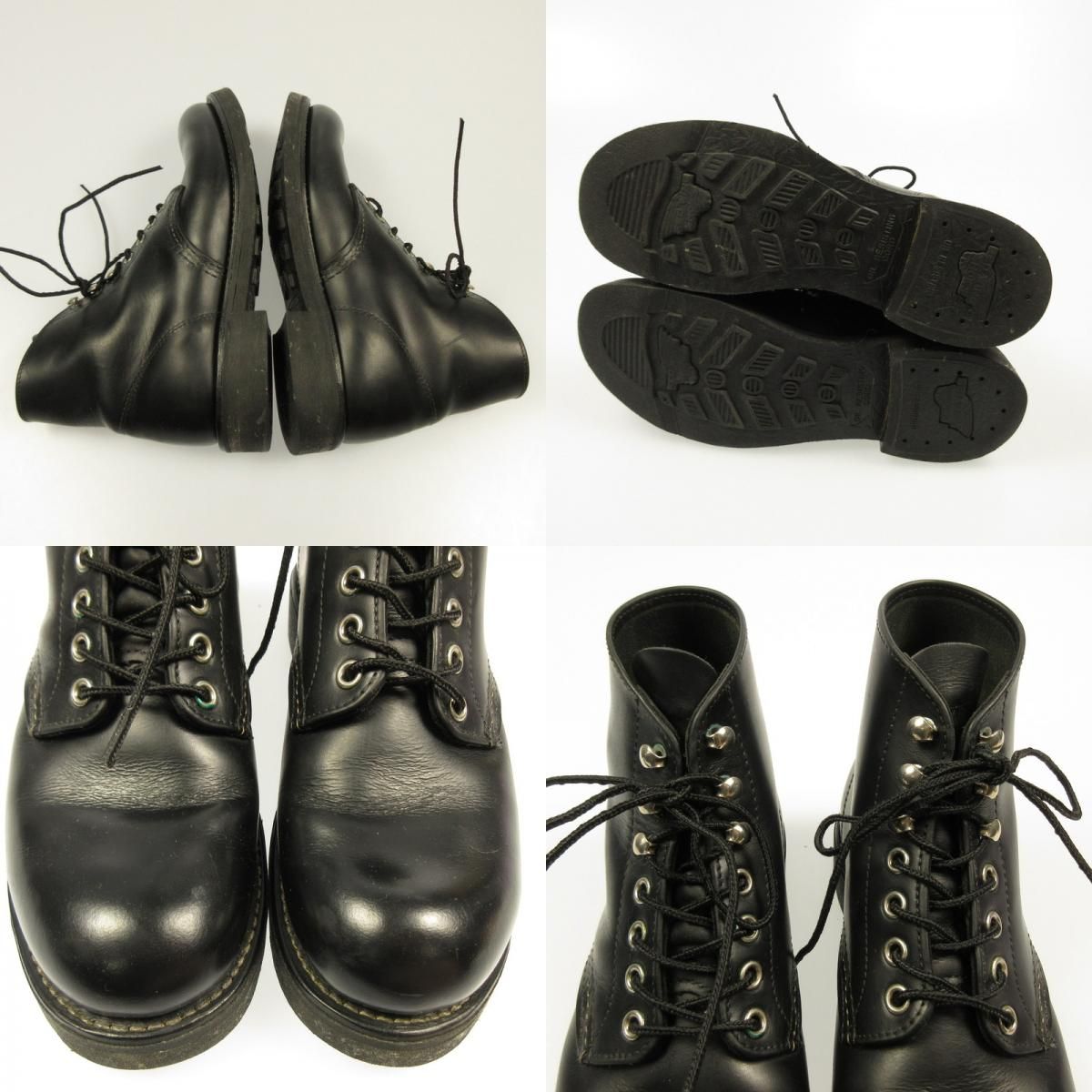  RED WING | レッドウィング ブーツ 6-INCH CLASSIC ROUND 8165 2013年製 ブラック 24 cm 127 その他 ブーツ 革靴