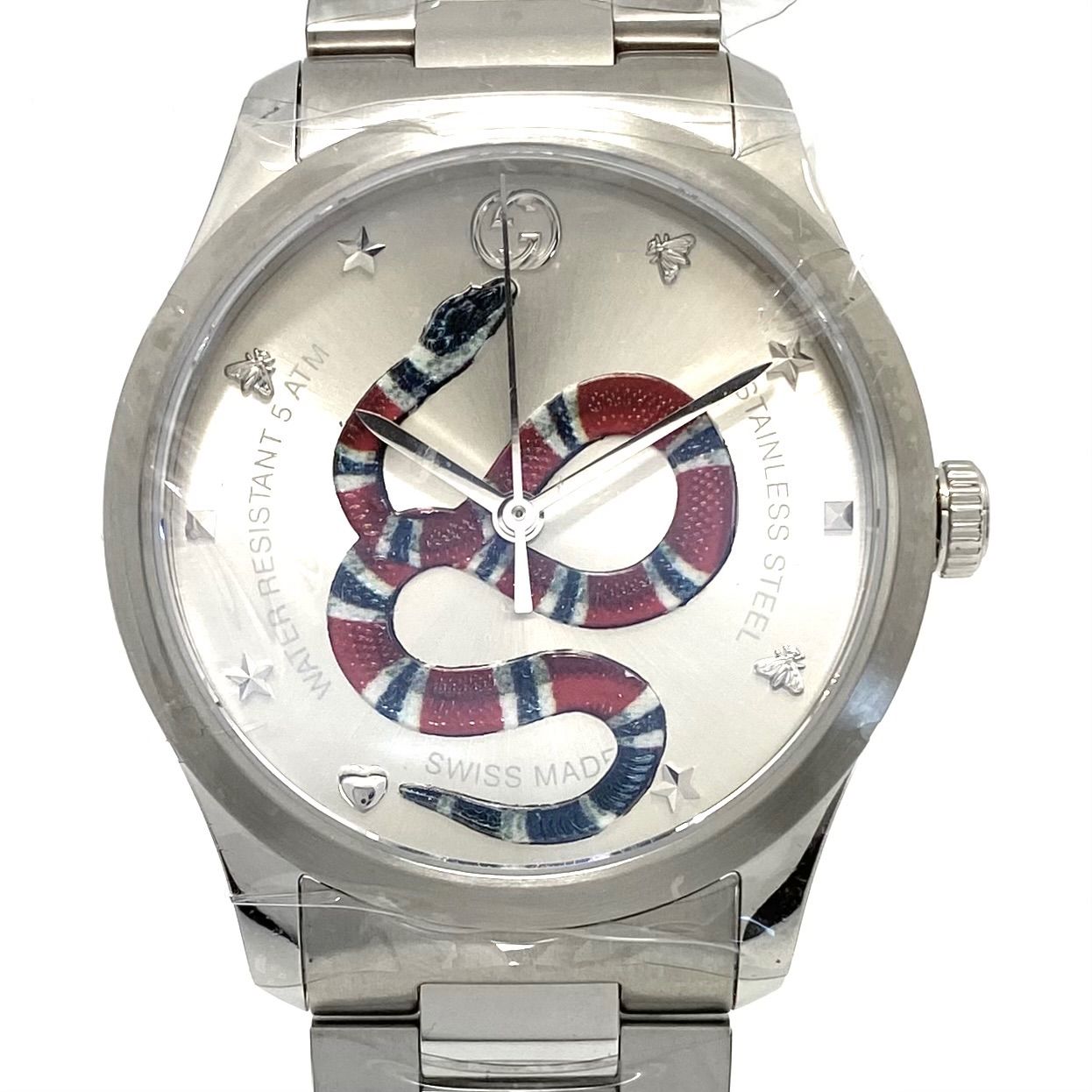 未使用】腕時計 グッチ GUCCI Gタイムレス 126.4 YA1264076 スネーク 