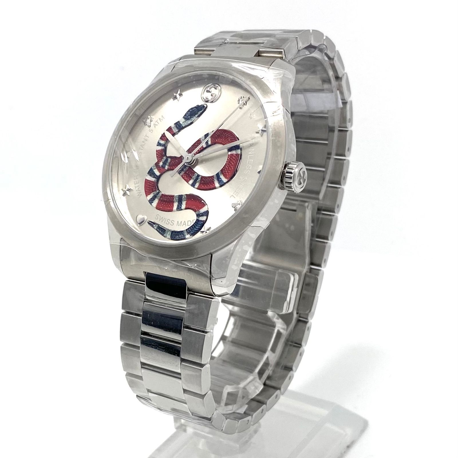 未使用】腕時計 グッチ GUCCI Gタイムレス 126.4 YA1264076 スネーク 