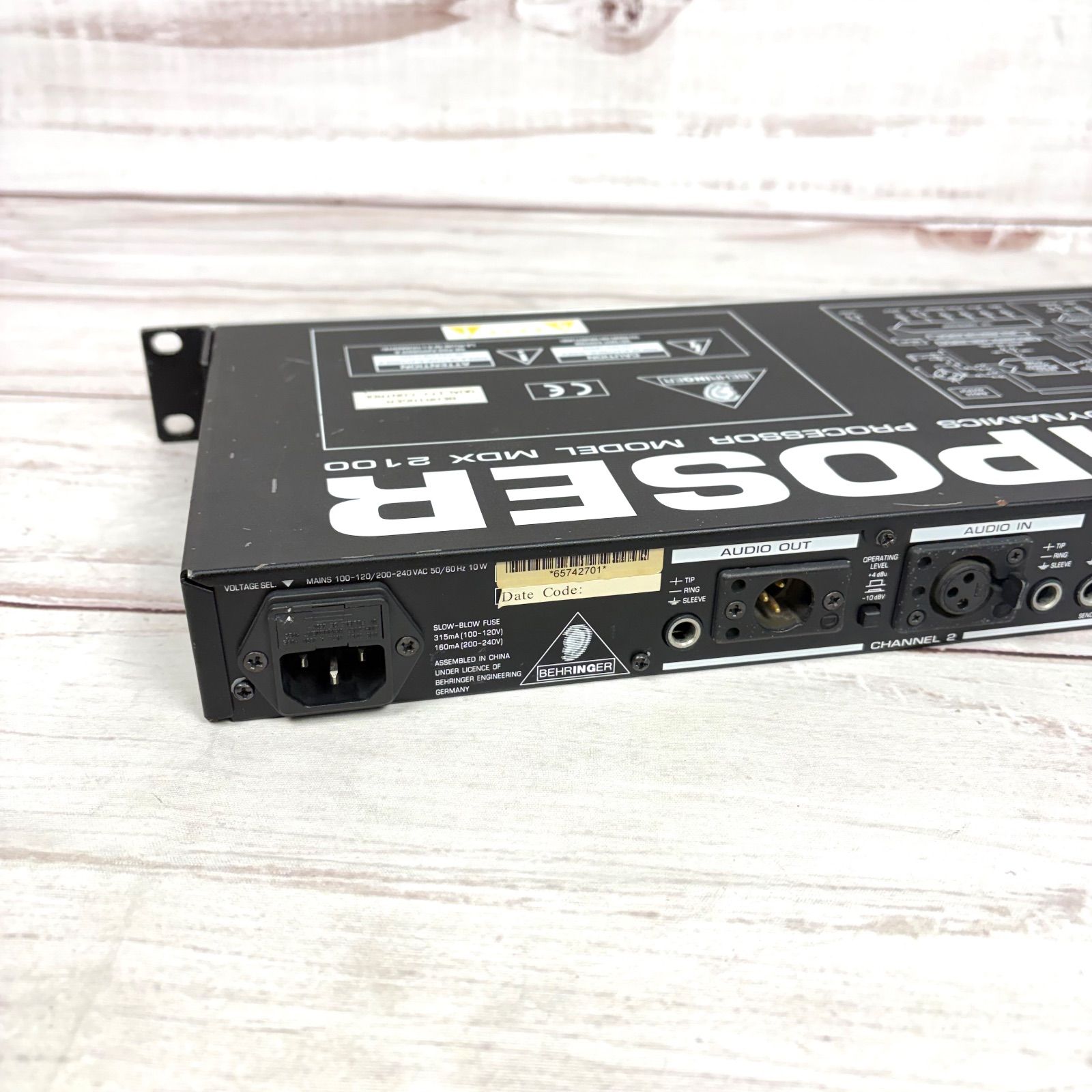 BEHRINGER MDX2100 COMPOSER ベリンガー コンプレッサー - メルカリ