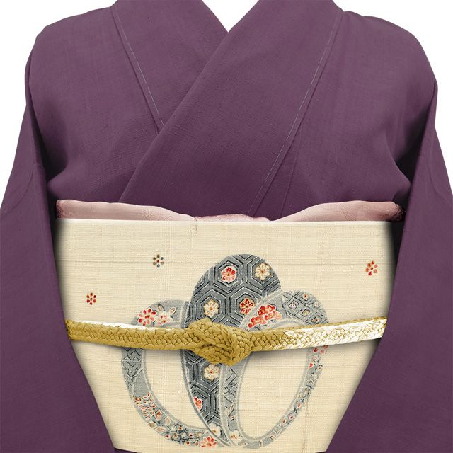 新古品】 名古屋帯 正絹 未使用 九寸 京都 しょうざん 生紬 絞り 手