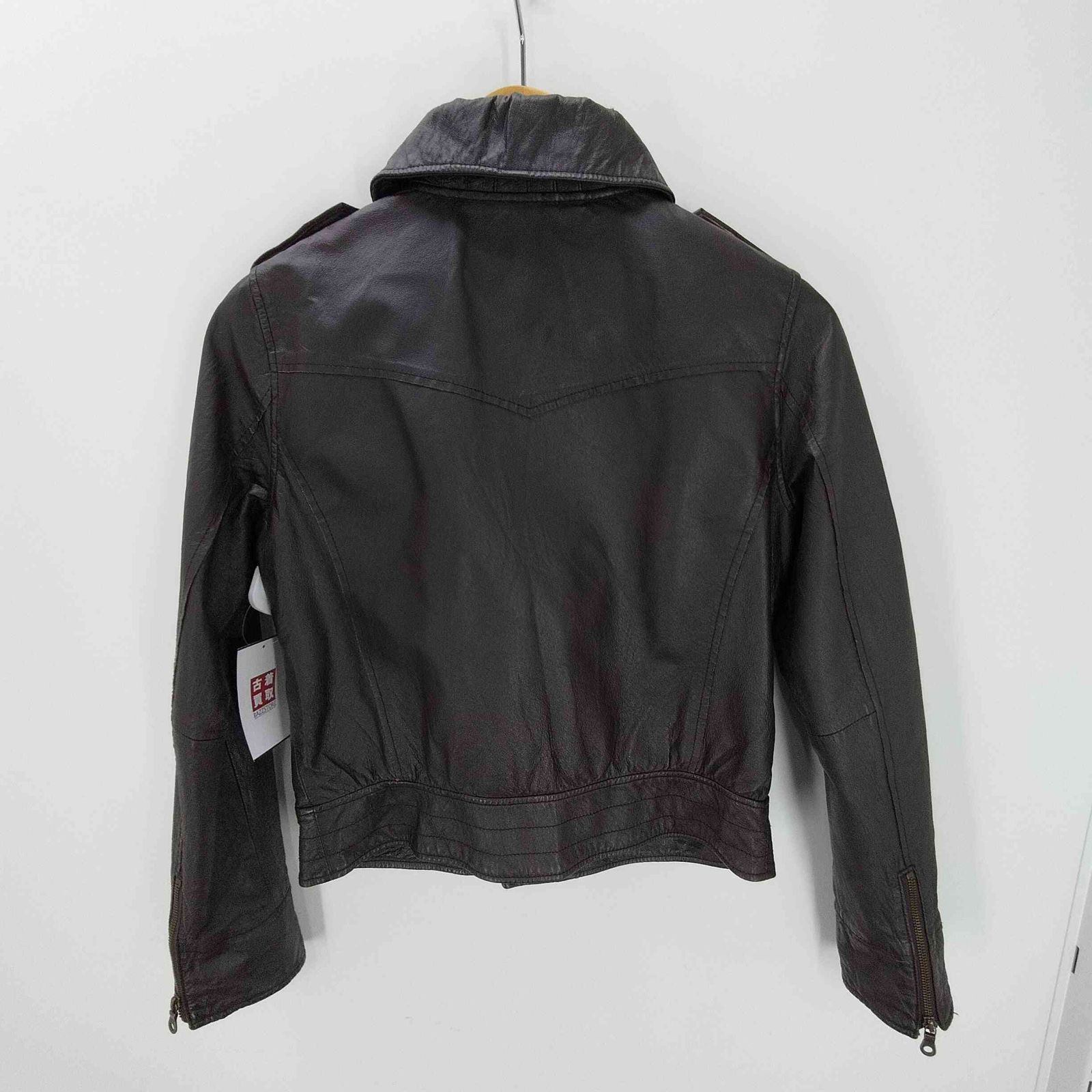 ユーズドフルギ USED古着 ピッグレザーライダースジャケット