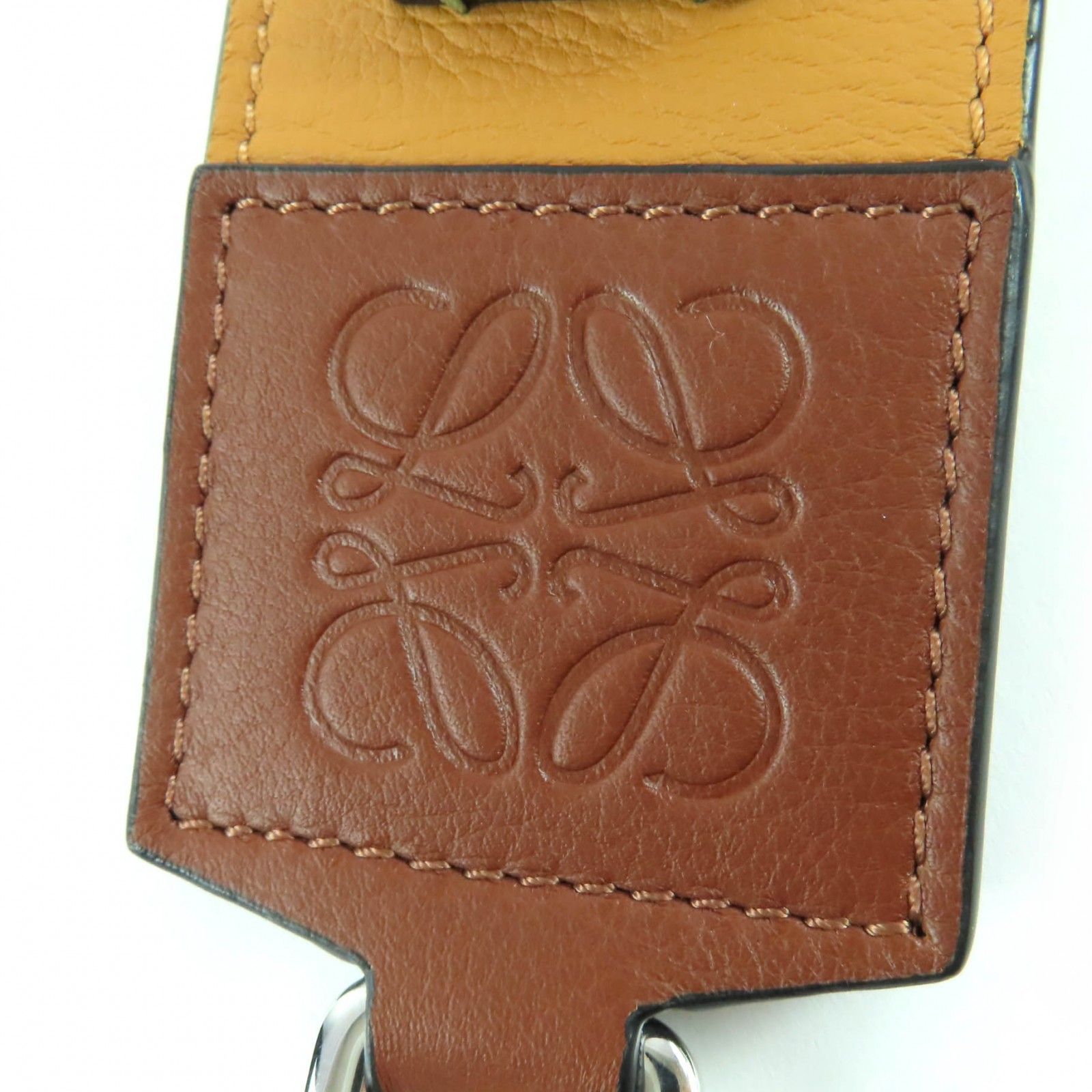 極美品☆LOEWE ロエベ ロゴ・アナグラム レザー ショルダーストラップ