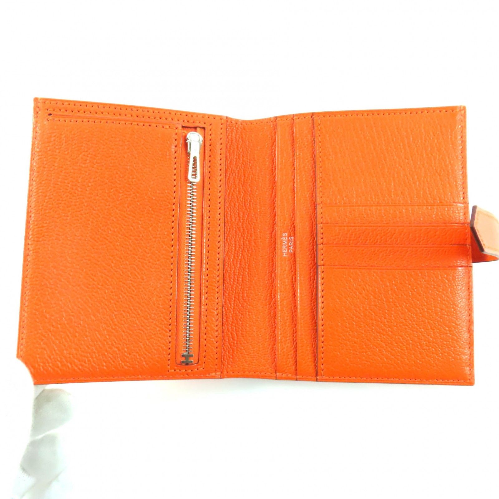 エルメス　べアン　HERMES W刻印 シェーブル 美品】エルメス べアン HERMES W刻印 シェーブル - メルカリ