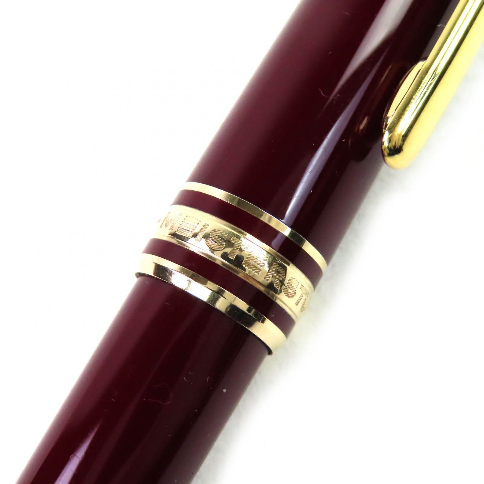  △MONTBLANC モンブラン マイスターシュテュック クラシック ホワイトスター ツイスト式 ボールペン ボルドー ゴールド 西ドイツ製 メンズ ボールペン本体 ボールペン