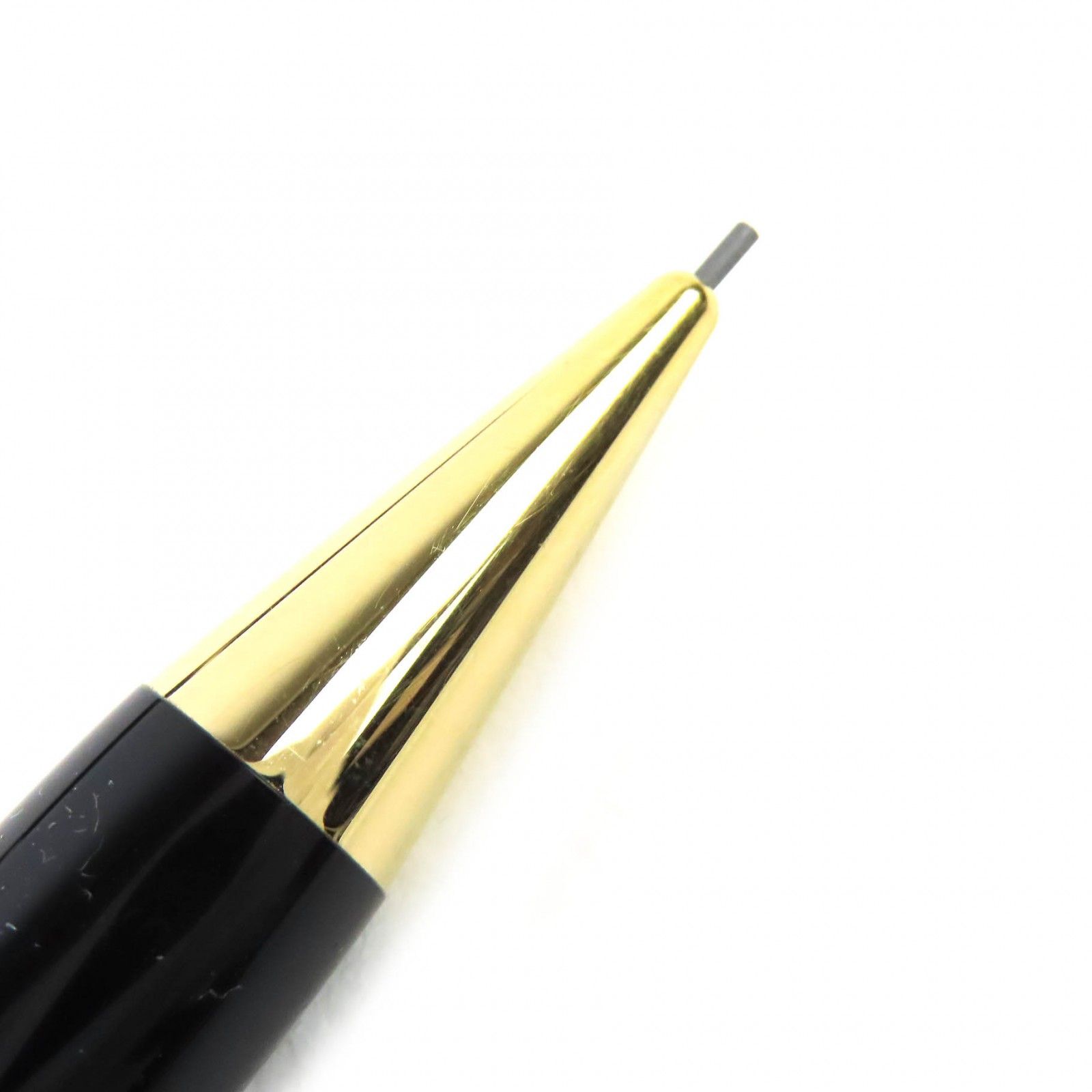  △ モンブラン ル グラン 14 K Mニブ ホワイトスター PIX ボールペン 万年筆 シャープペンシル 3本セット ブラック ケース付き ドイツ製 メンズ 筆記 済み ボールペン本体 ボールペン