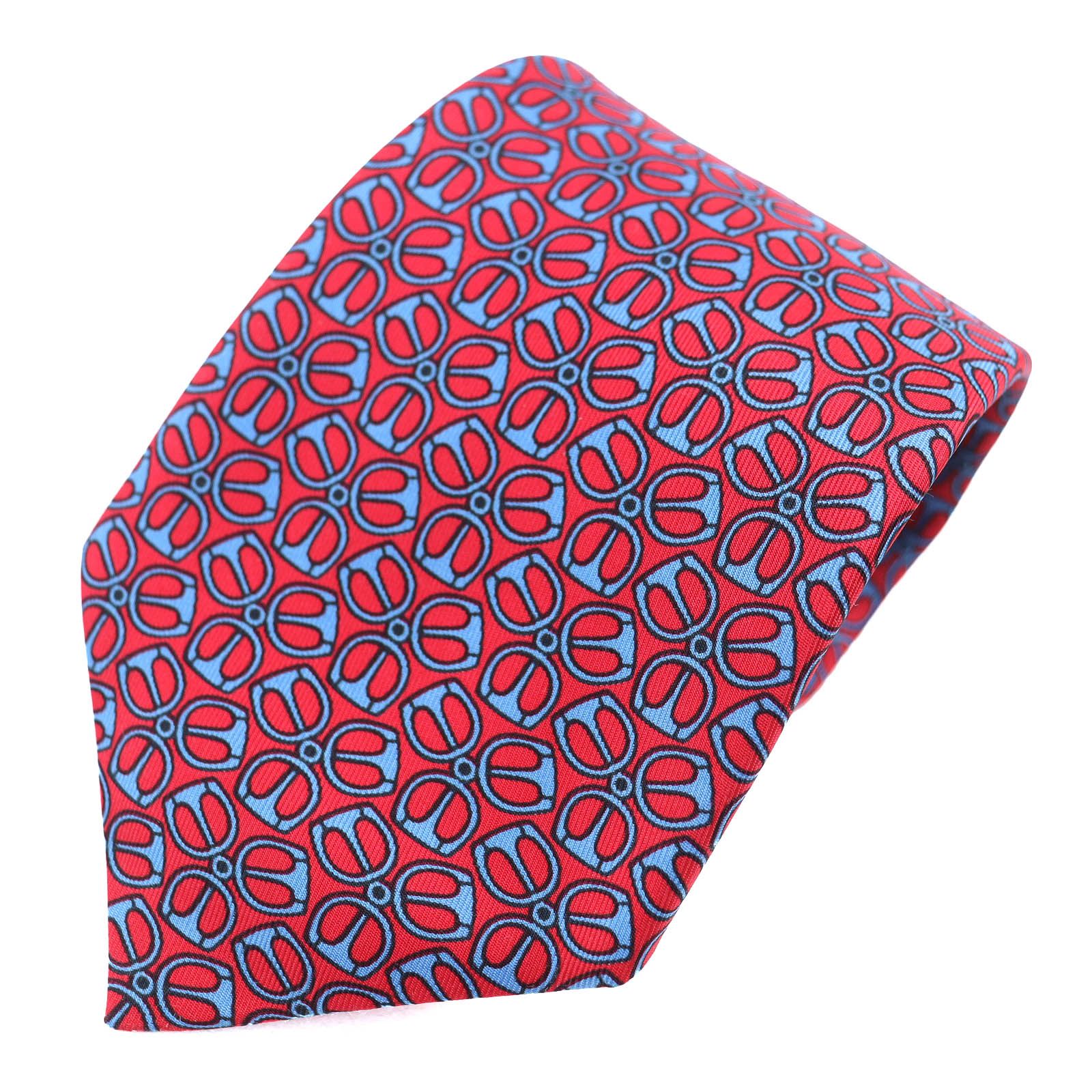 未使用品△HERMES エルメス 7297 EA シルク100％ 総柄デザイン