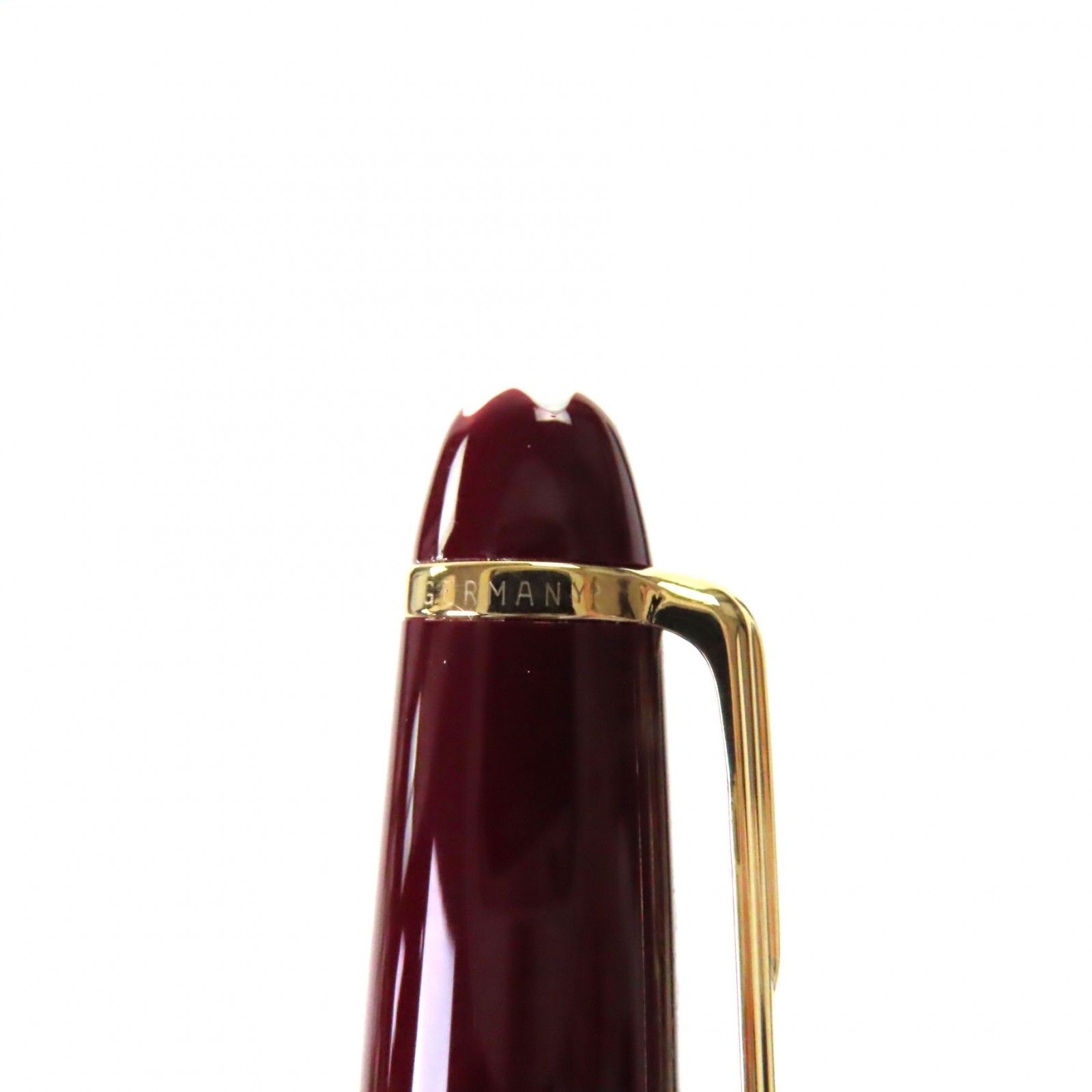  MONTBLANC モンブラン マイスターシュテュック クラシック ホワイトスター ツイスト式 ボールペン ボルドー ドイツ製 メンズ 筆記 済み ボールペン本体 ボールペン