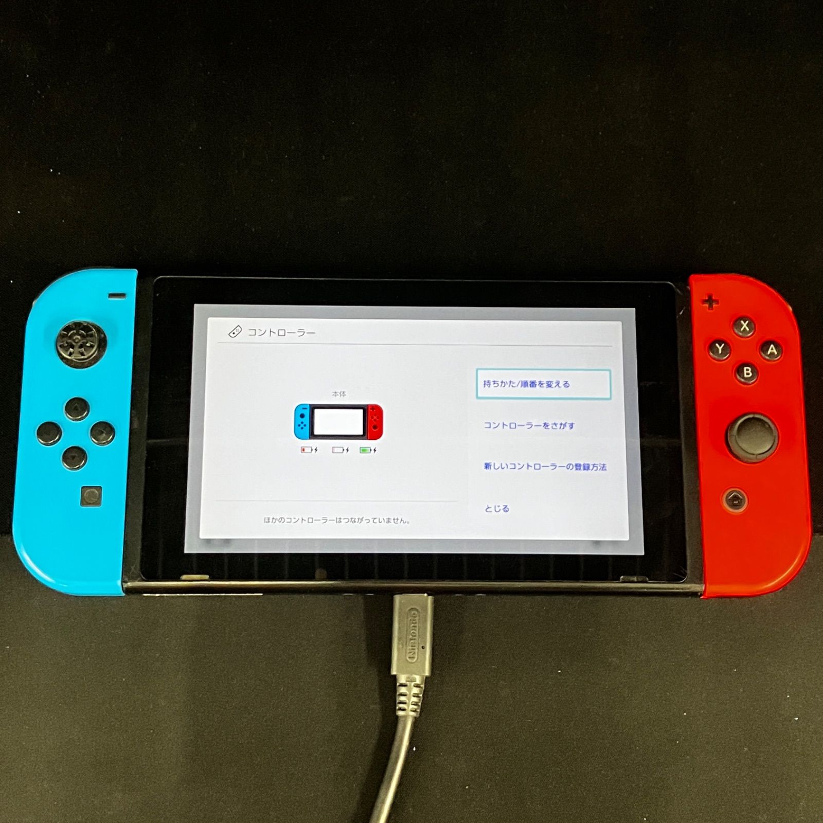 テレビゲーム 【ジャンク品】 Switch 本体 ネオン 初期型 動作確認済み