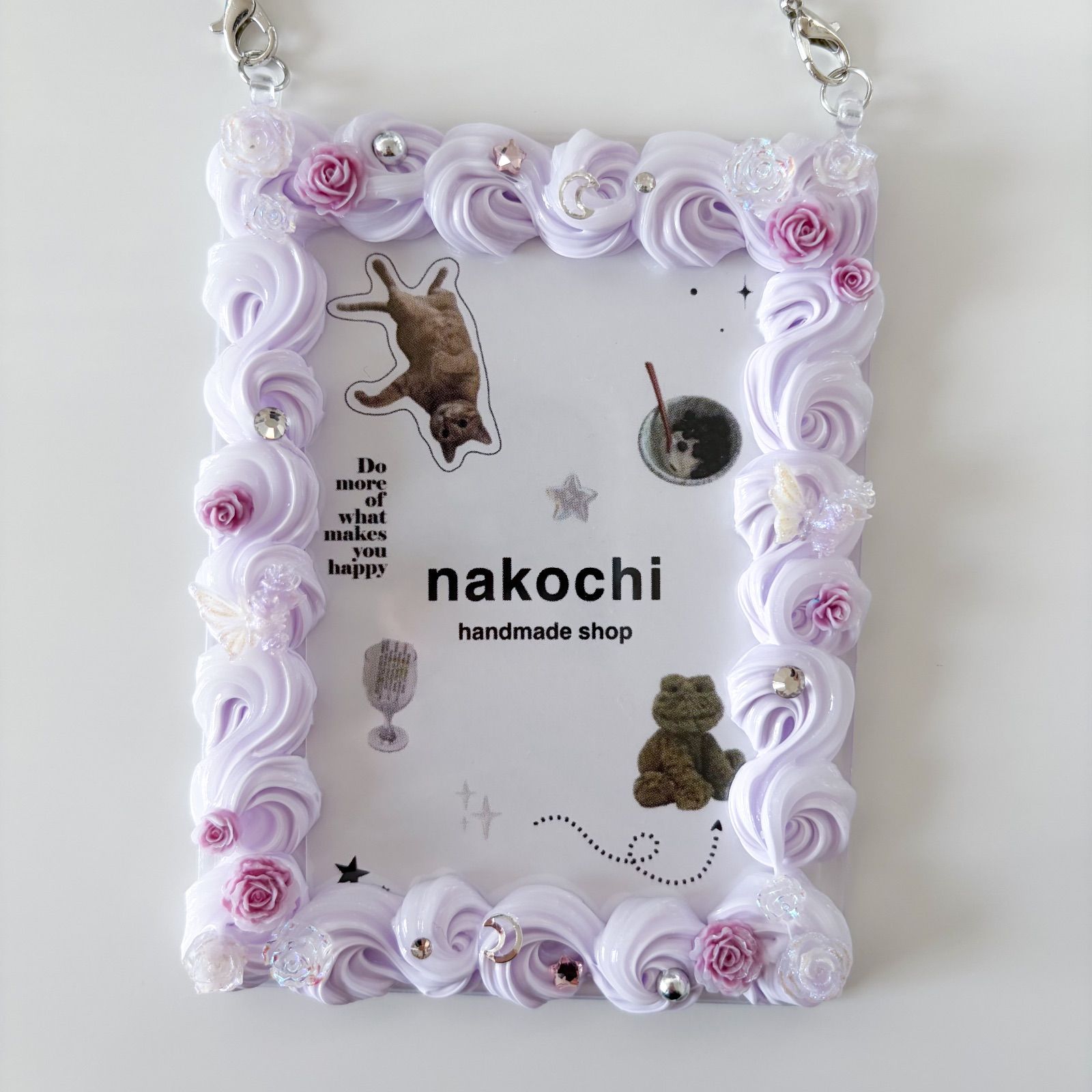 キーチェーントレカケース レジン トレカケース デコ オーダー NCT