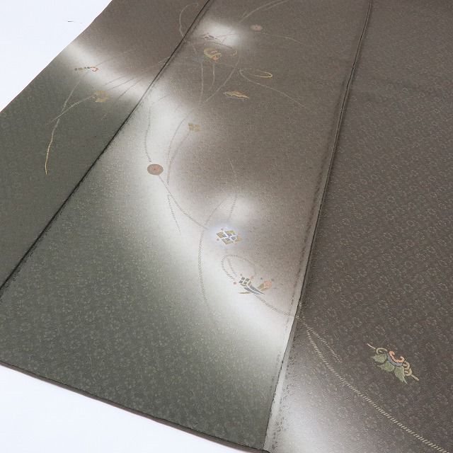 六花-RIKKA- 正絹 トールサイズ 宝尽くし 宝を釣るキモノ 訪問着 着物 A 4330