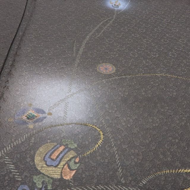 宝を釣るキモノ 訪問着