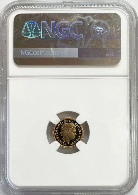 2009年 金貨 イギリス 1|4 ソブリン エリザベス2世 コイン NGC プルーフ 69 UC